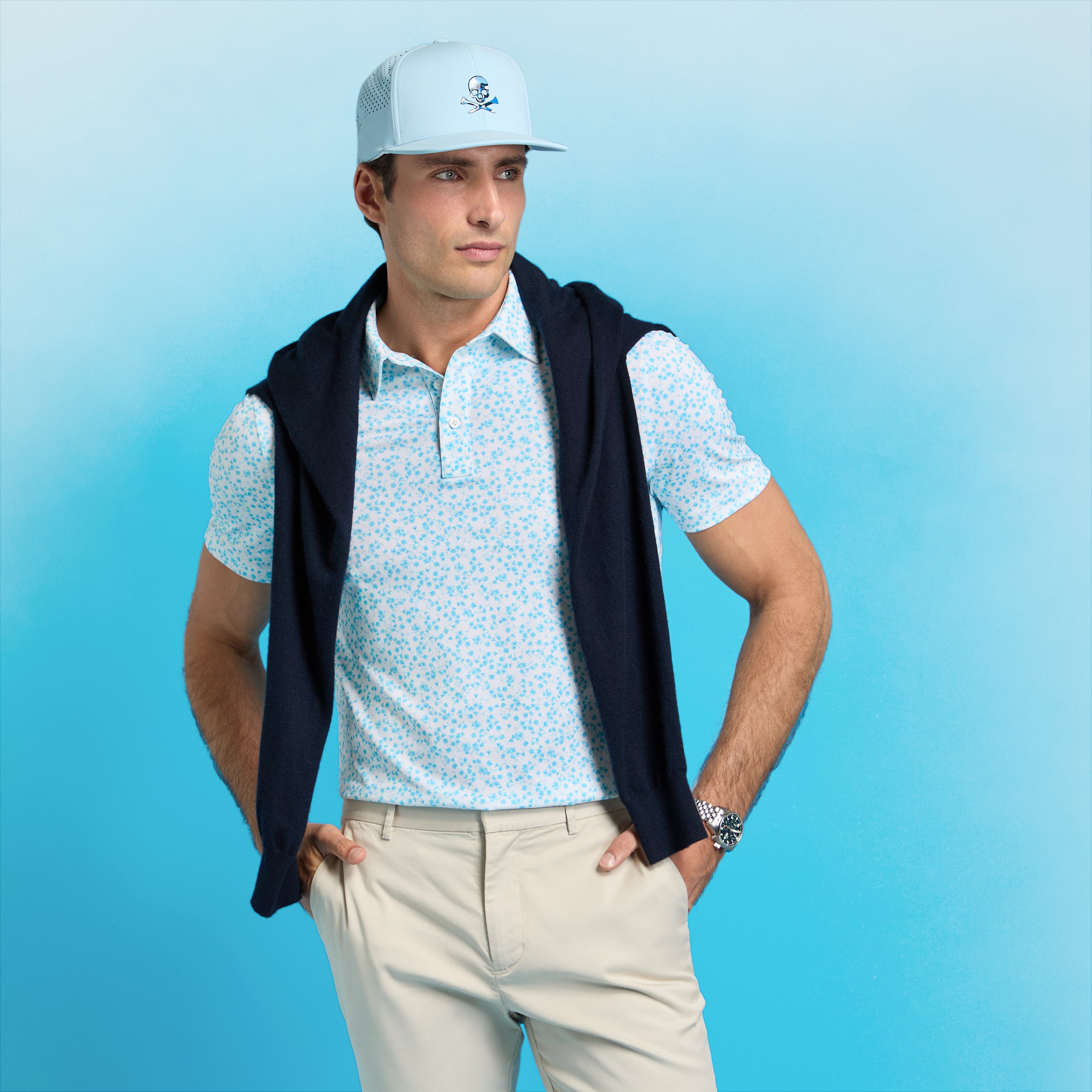 GARDEN TECH STRETCH JERSEY POLO BREEZE
