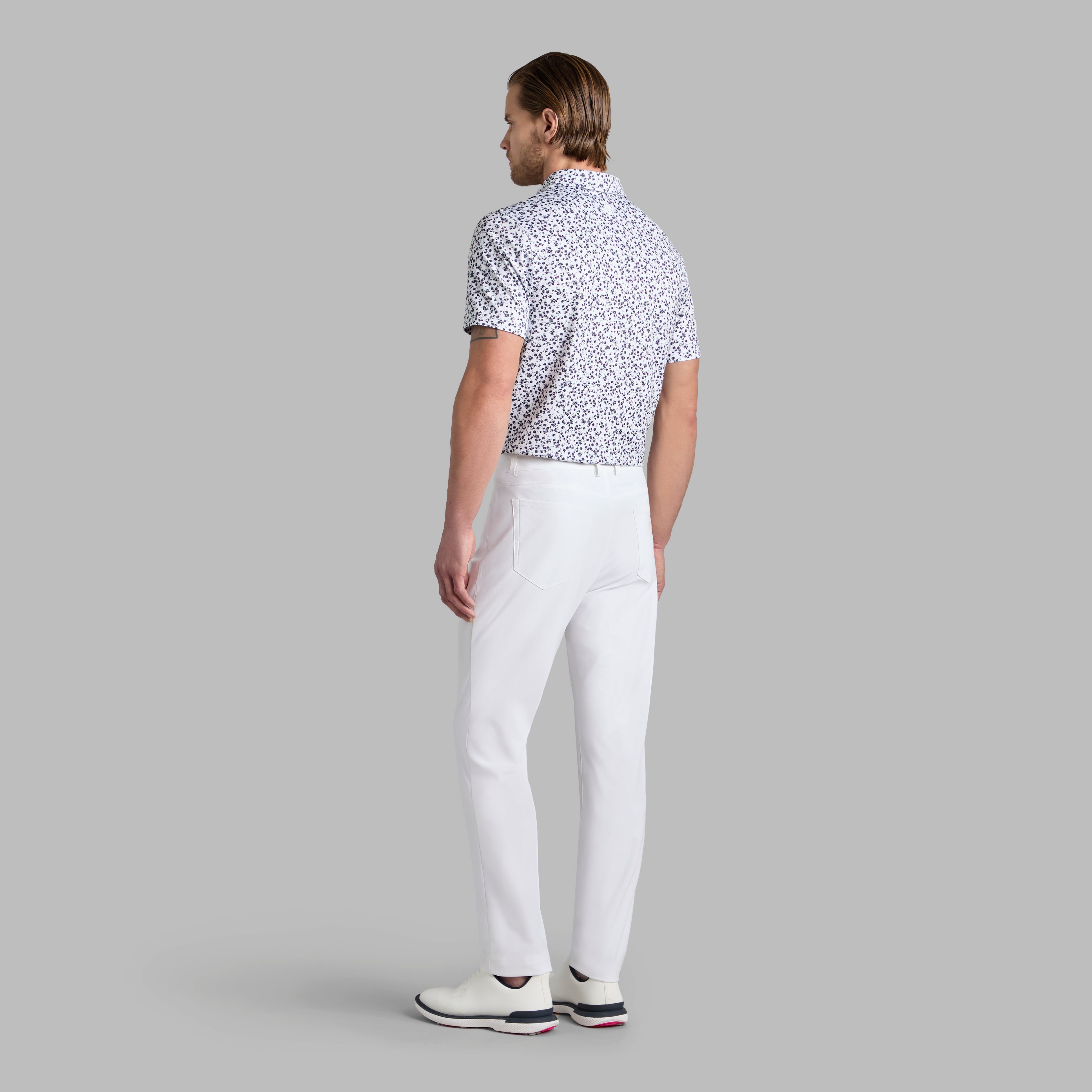GARDEN TECH STRETCH JERSEY POLO TWILIGHT