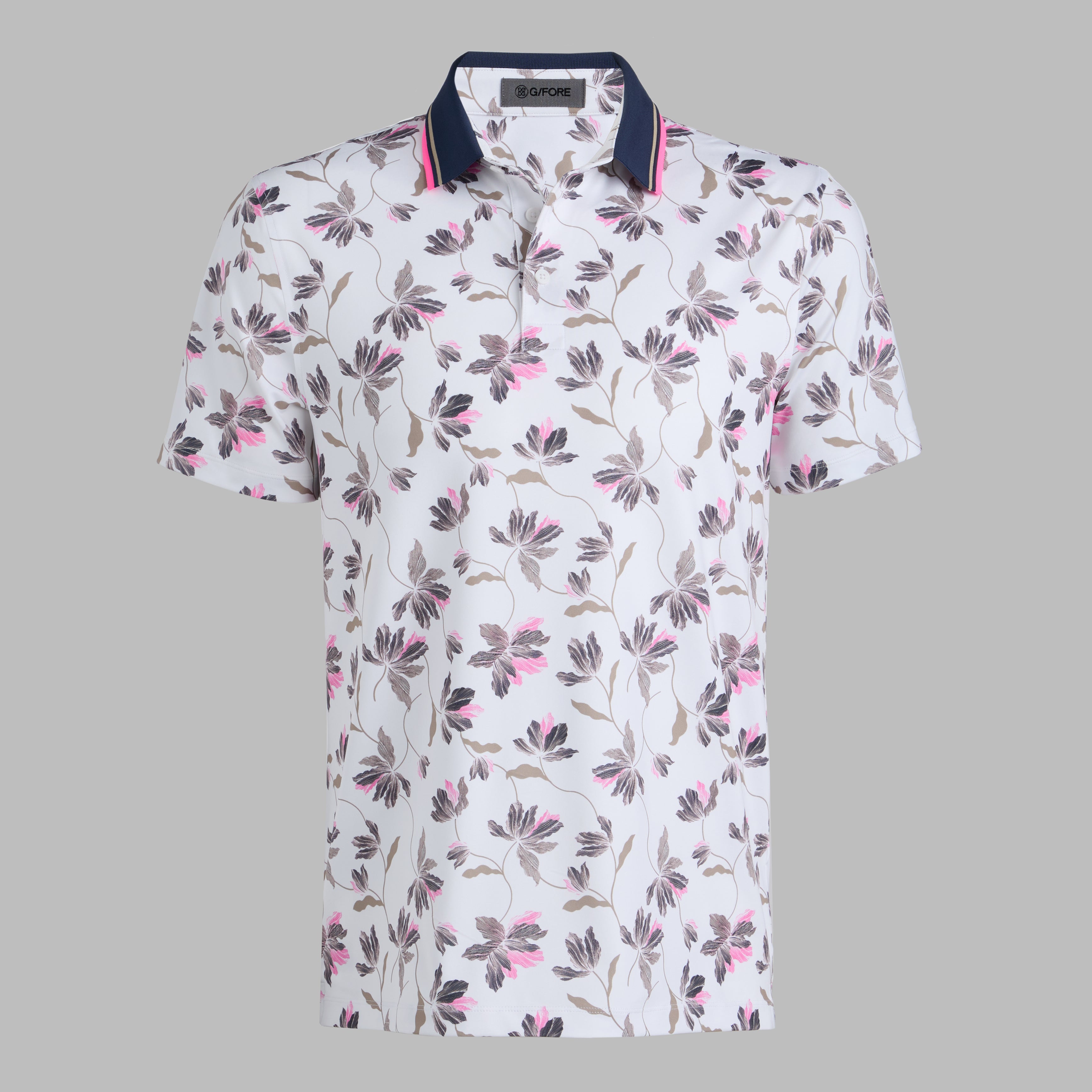IRIS TECH STRETCH JERSEY POLO SNOW