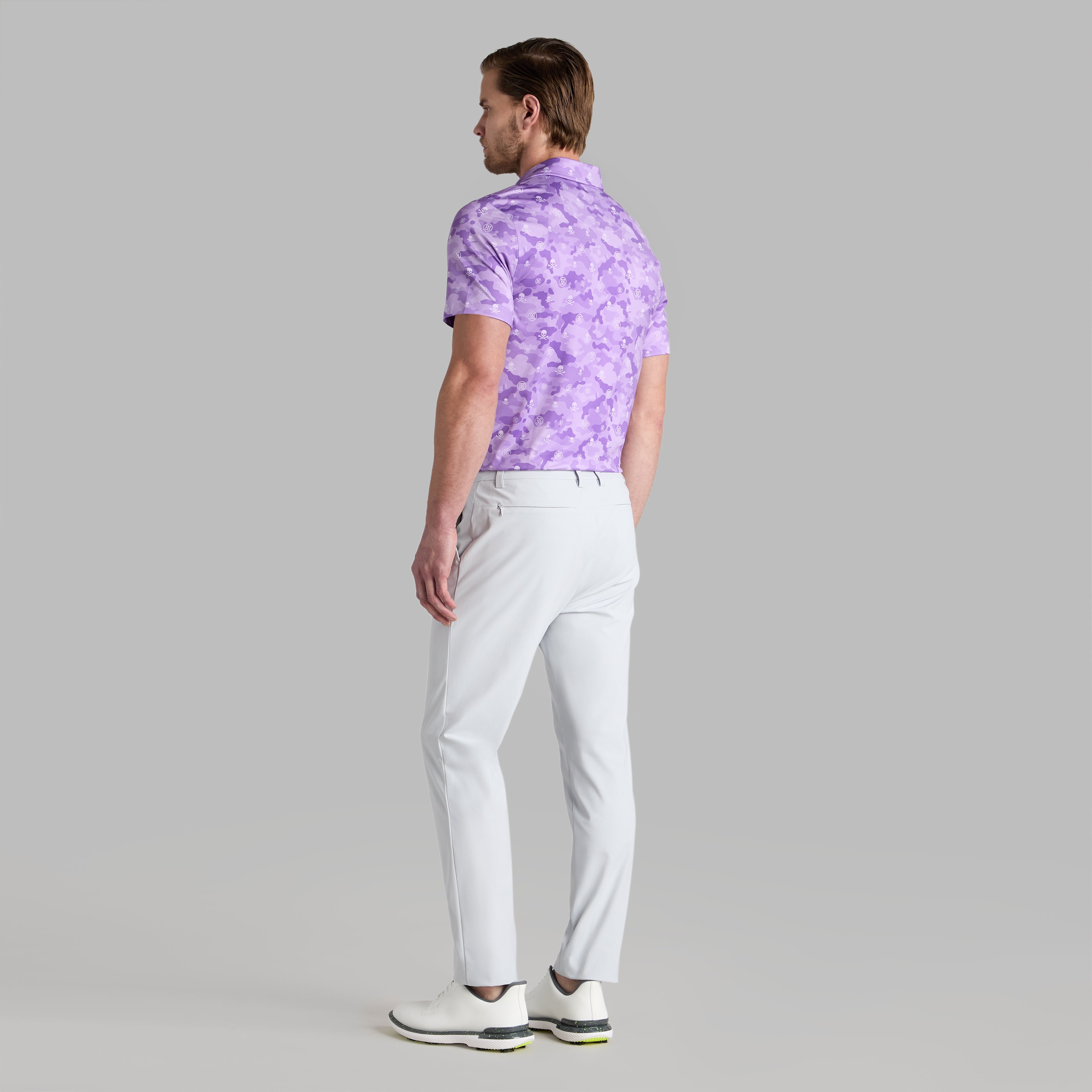 ICON CAMO TECH STRETCH JERSEY POLO IRIS