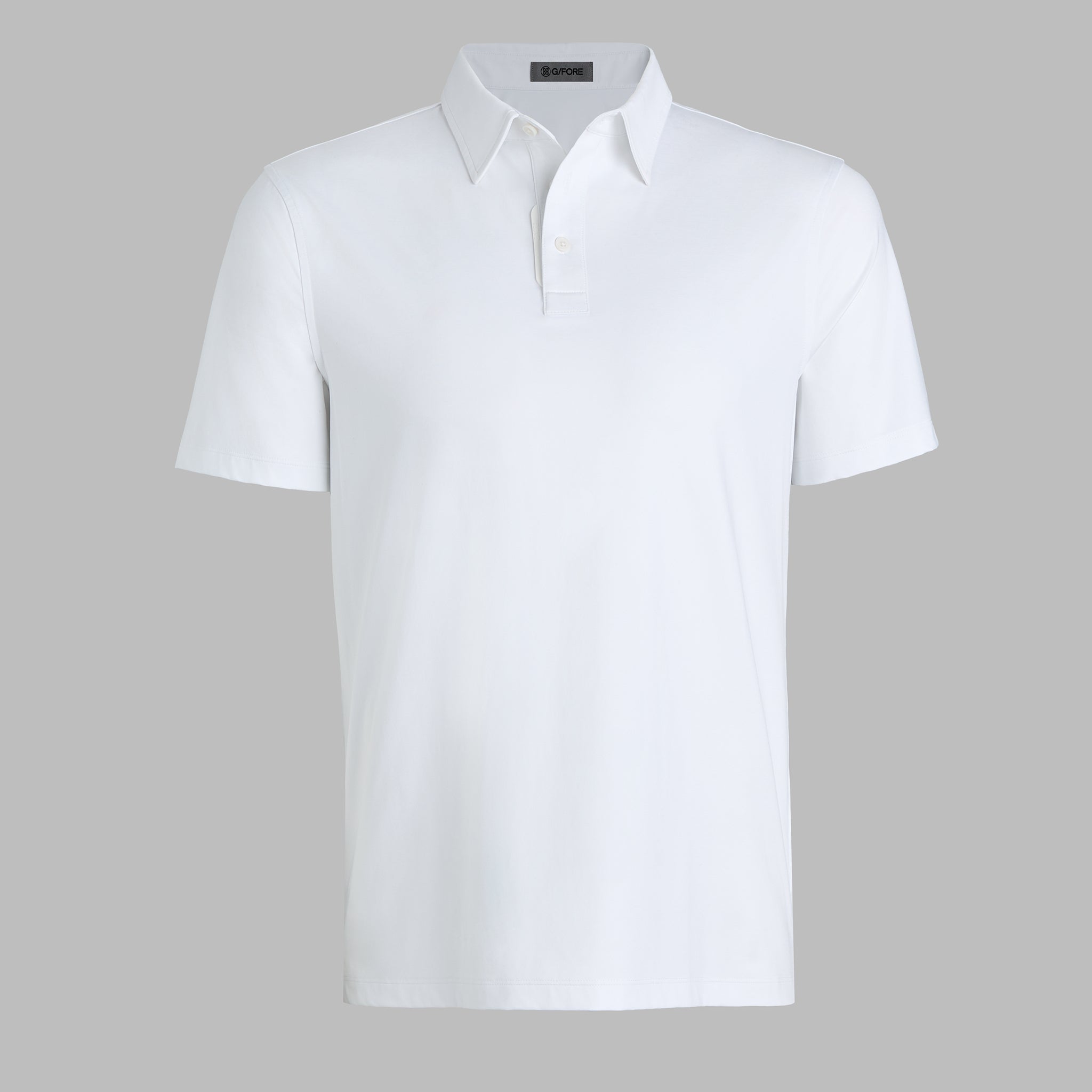 MÉLANGE ICE NYLON POLO SNOW MÉLANGE