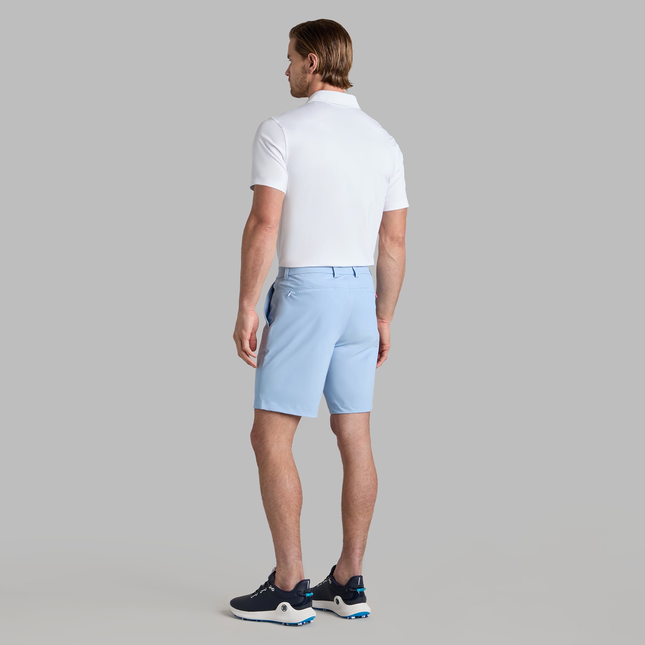 MÉLANGE ICE NYLON POLO SNOW MÉLANGE