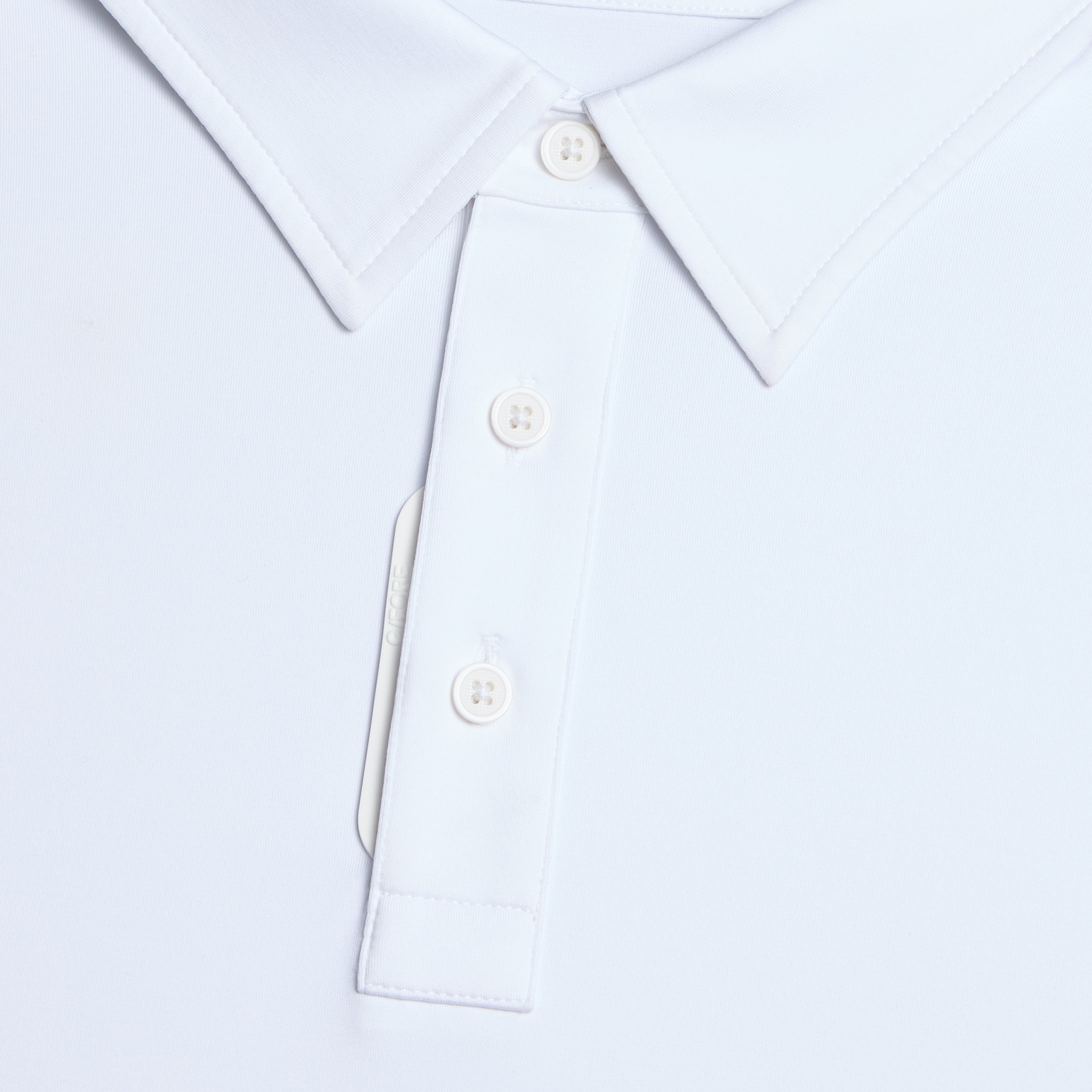 MÉLANGE ICE NYLON POLO SNOW MÉLANGE