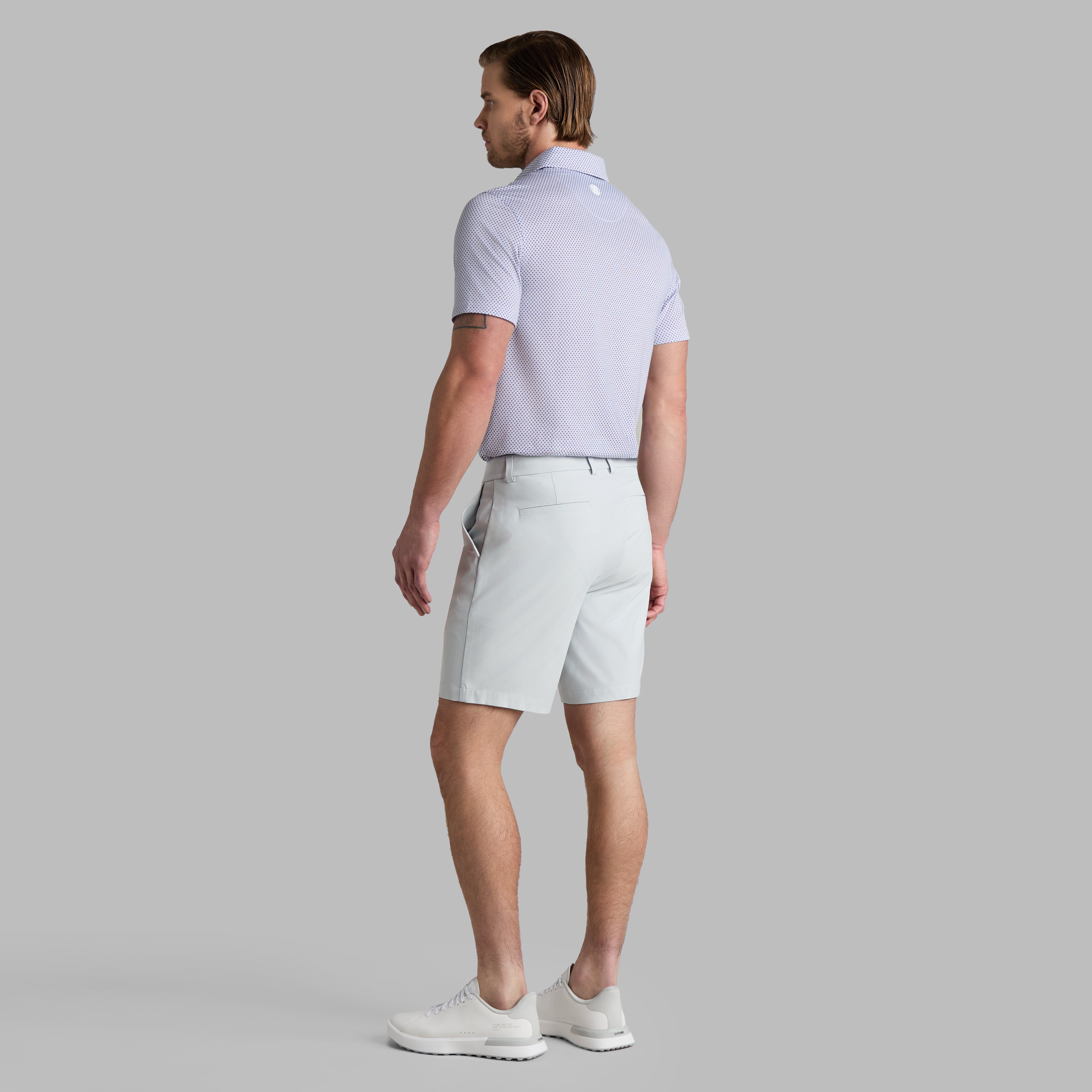 MOSAIC ALL PLAY STRETCH KNIT POLO BLUSH
