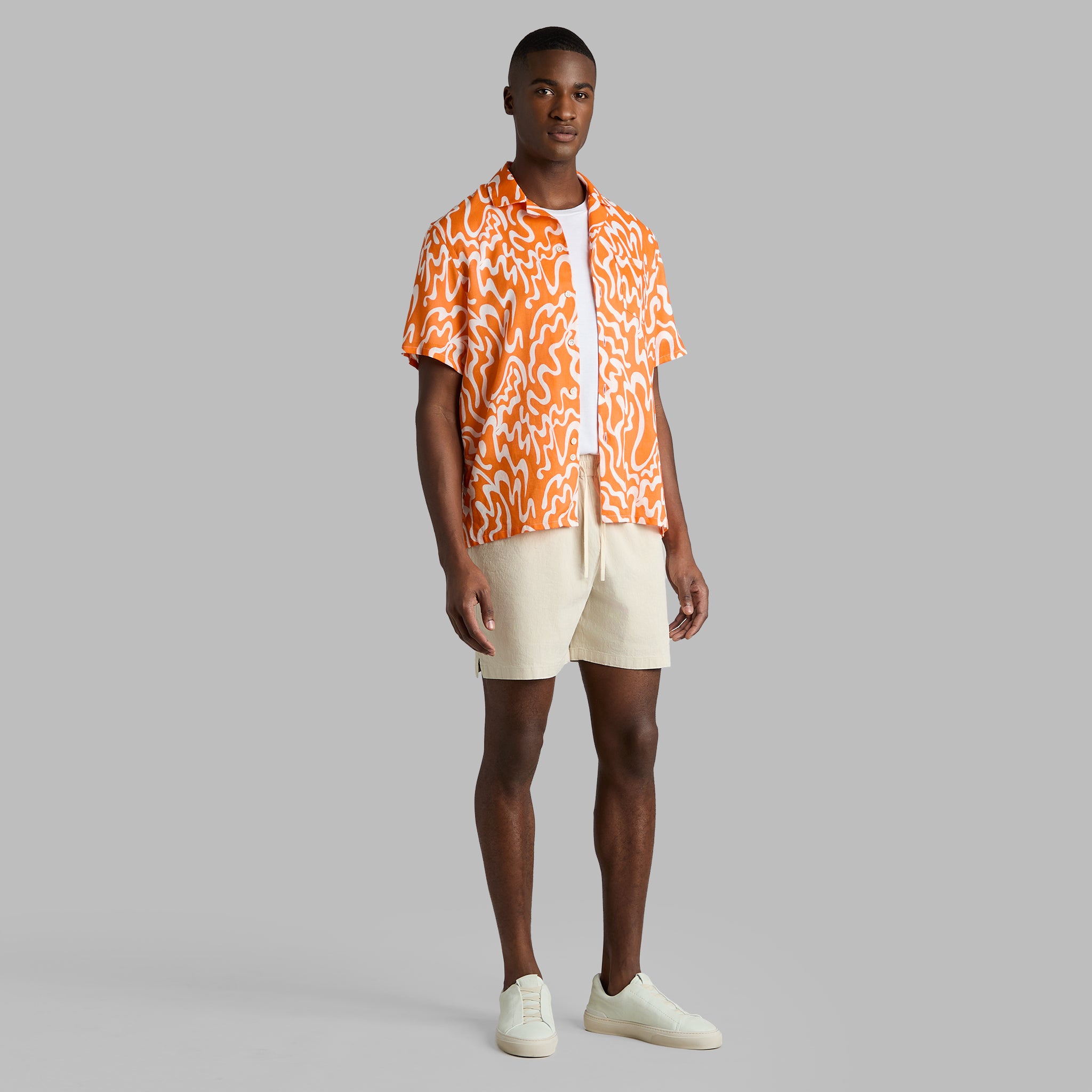 Ltd Release Beachside Linen Drawstring Short Stone