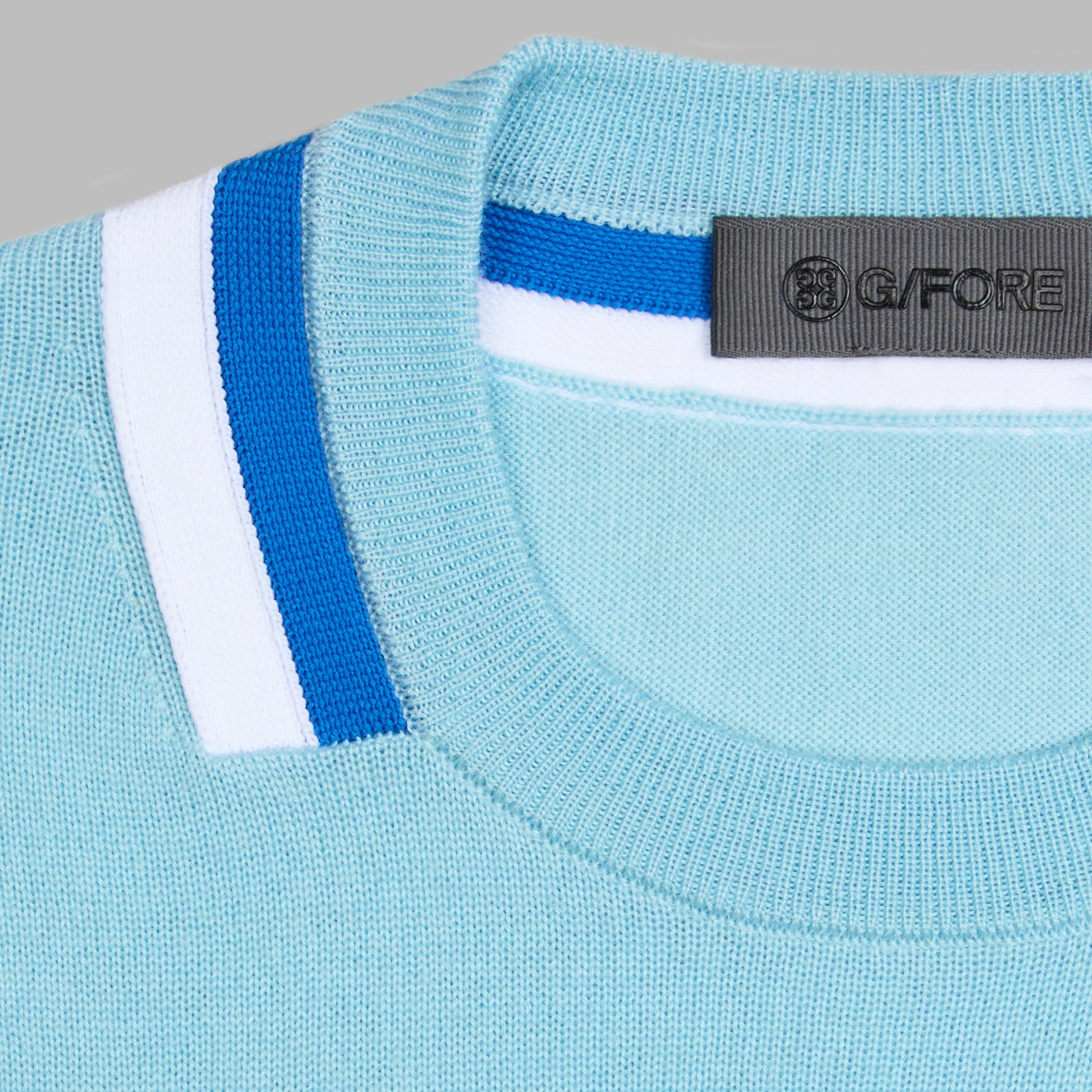 COLOUR BLOCK MERINO WOOL SWEATER DAYBREAK