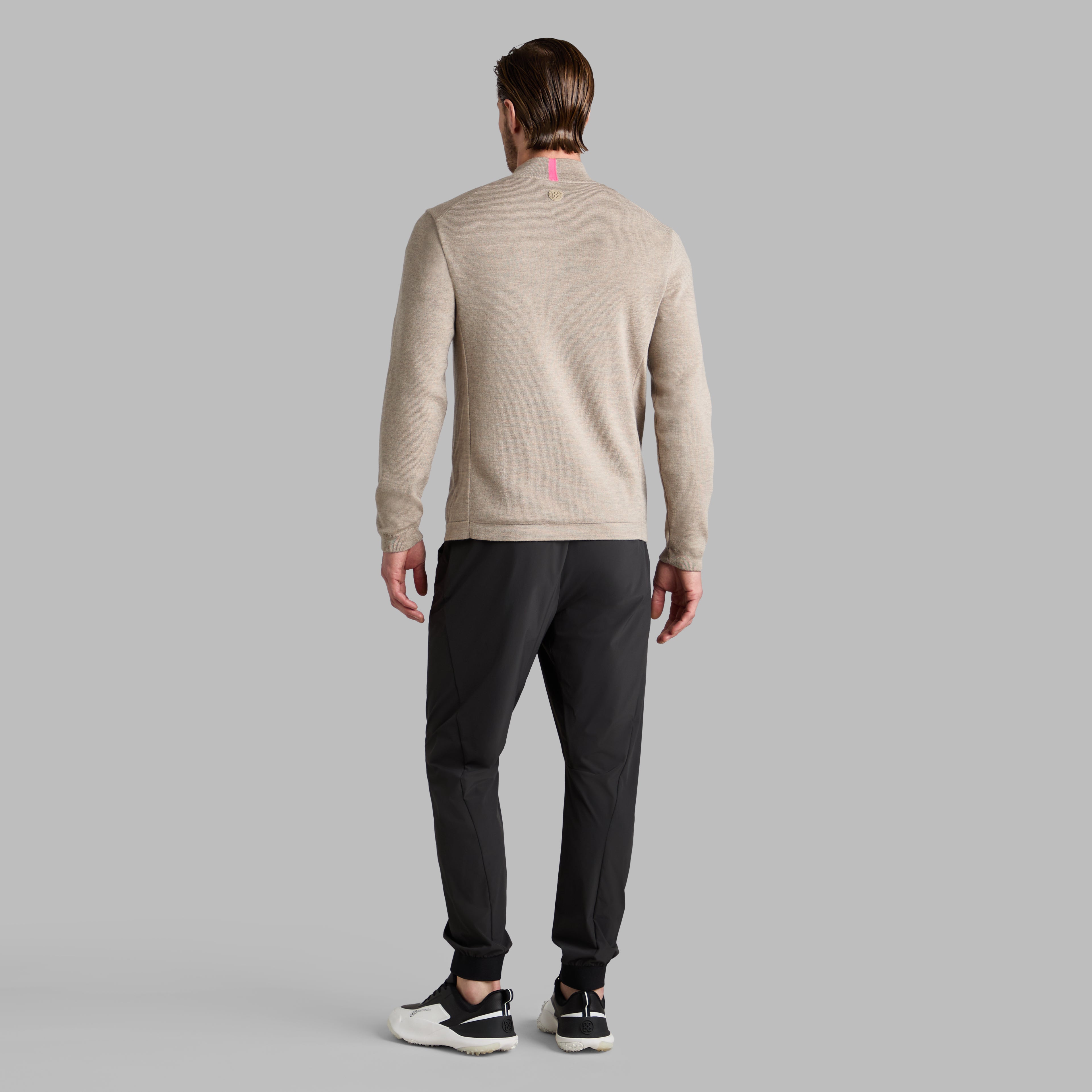 MERINO WOOL WINDBREAKER PULLOVER DUNE