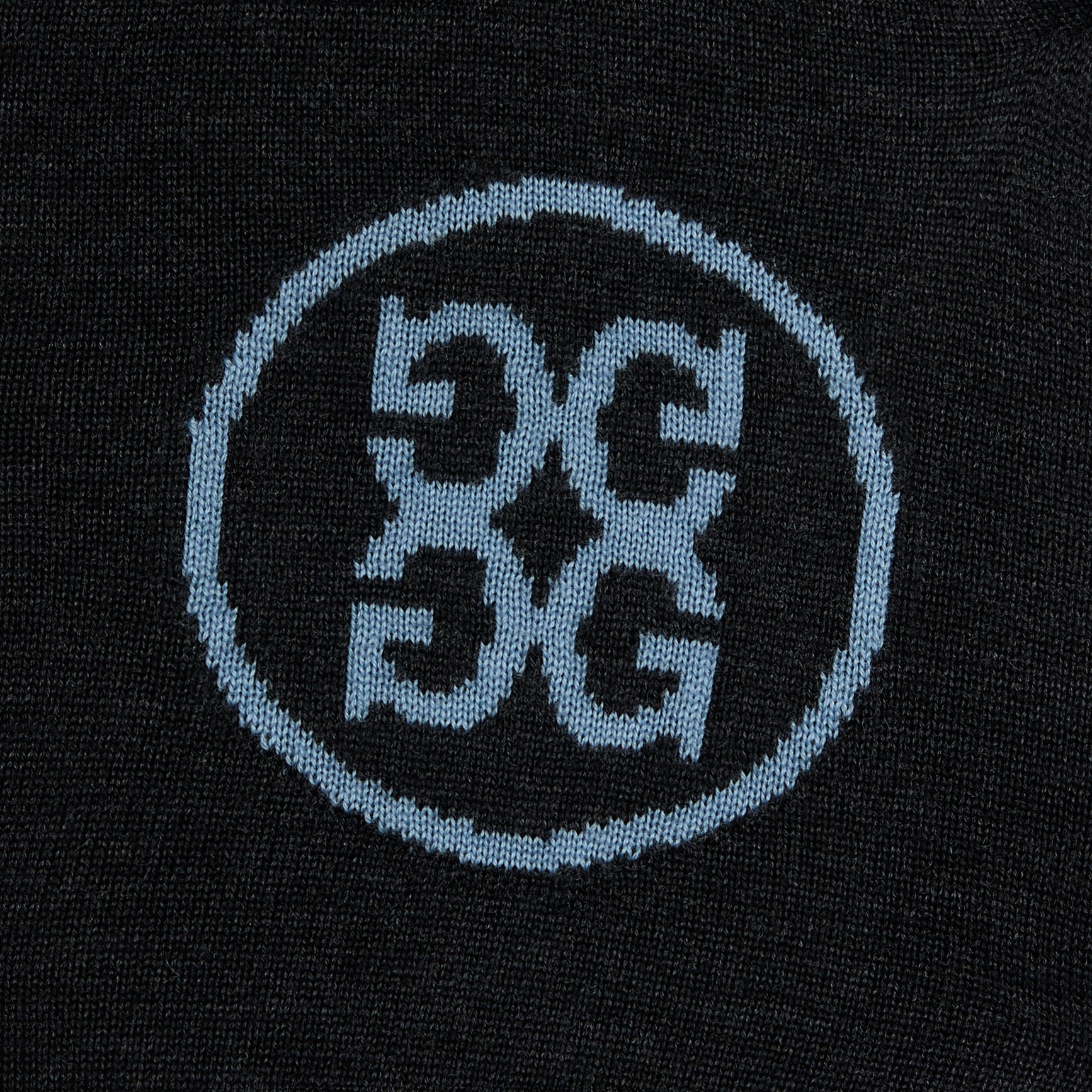 CIRCLE G MERINO WOOL CREWNECK SWEATER CHARCOAL MELANGE