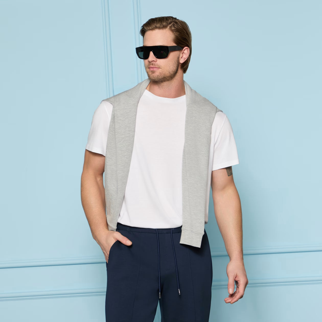 CRUCIAL COTTON TEE SNOW