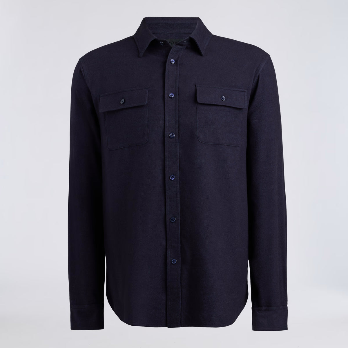 Brushed Flannel Overshirt Twilight