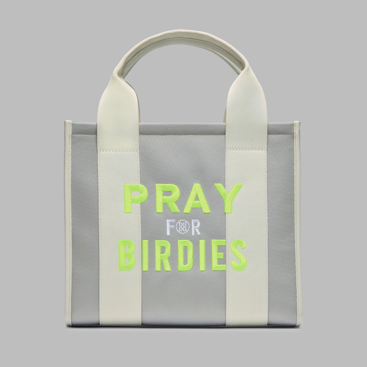 Pray For Birdies Canvas Square Bag Nimbus