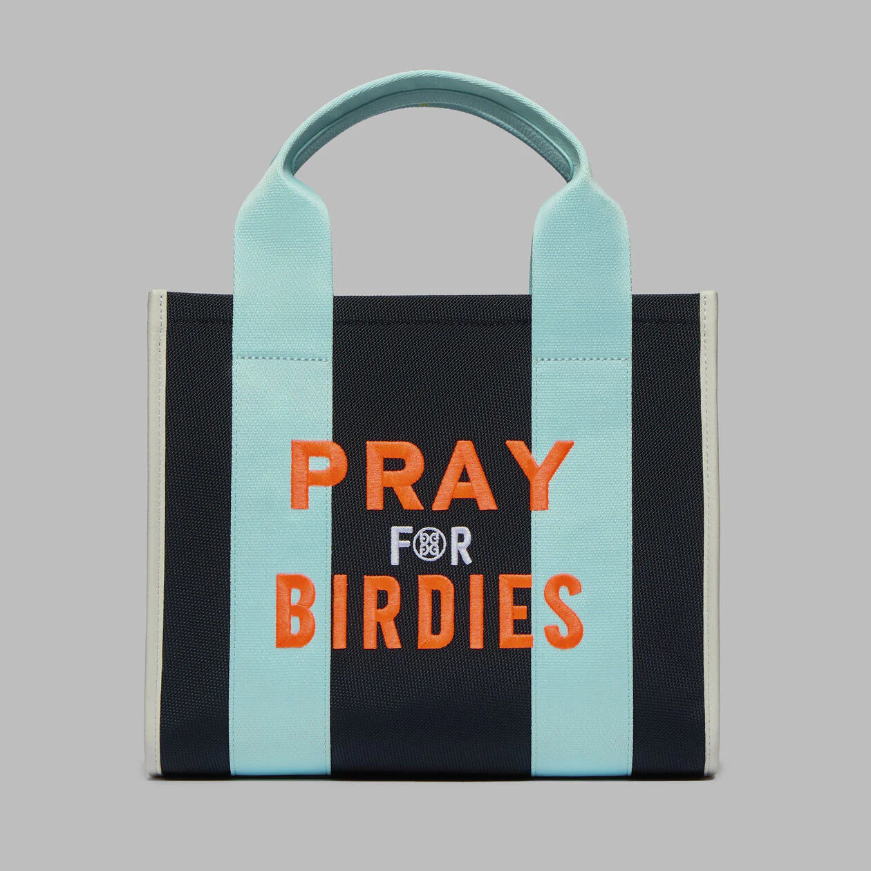 Pray For Birdies Canvas Square Bag Twilight
