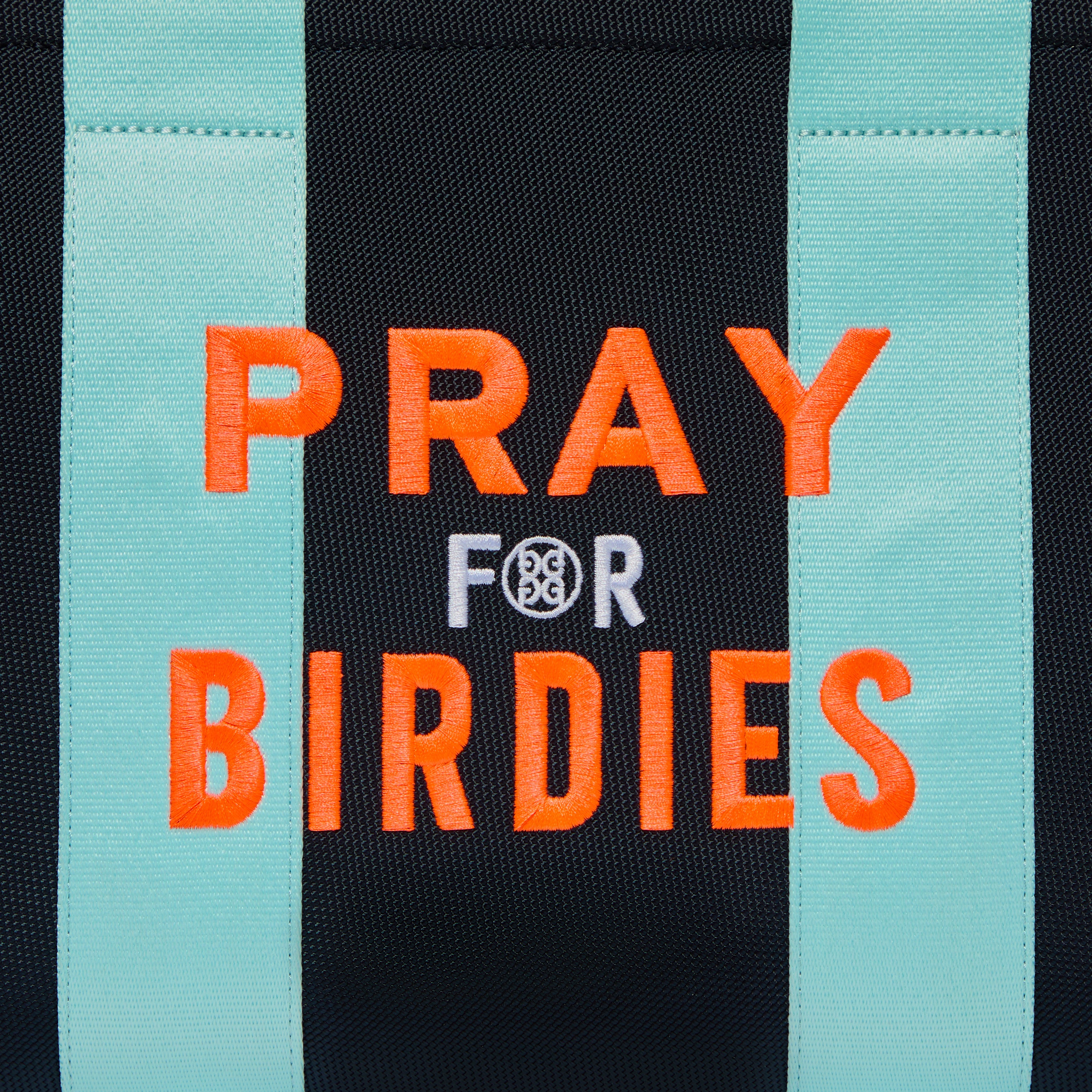 Pray For Birdies Canvas Square Bag Twilight