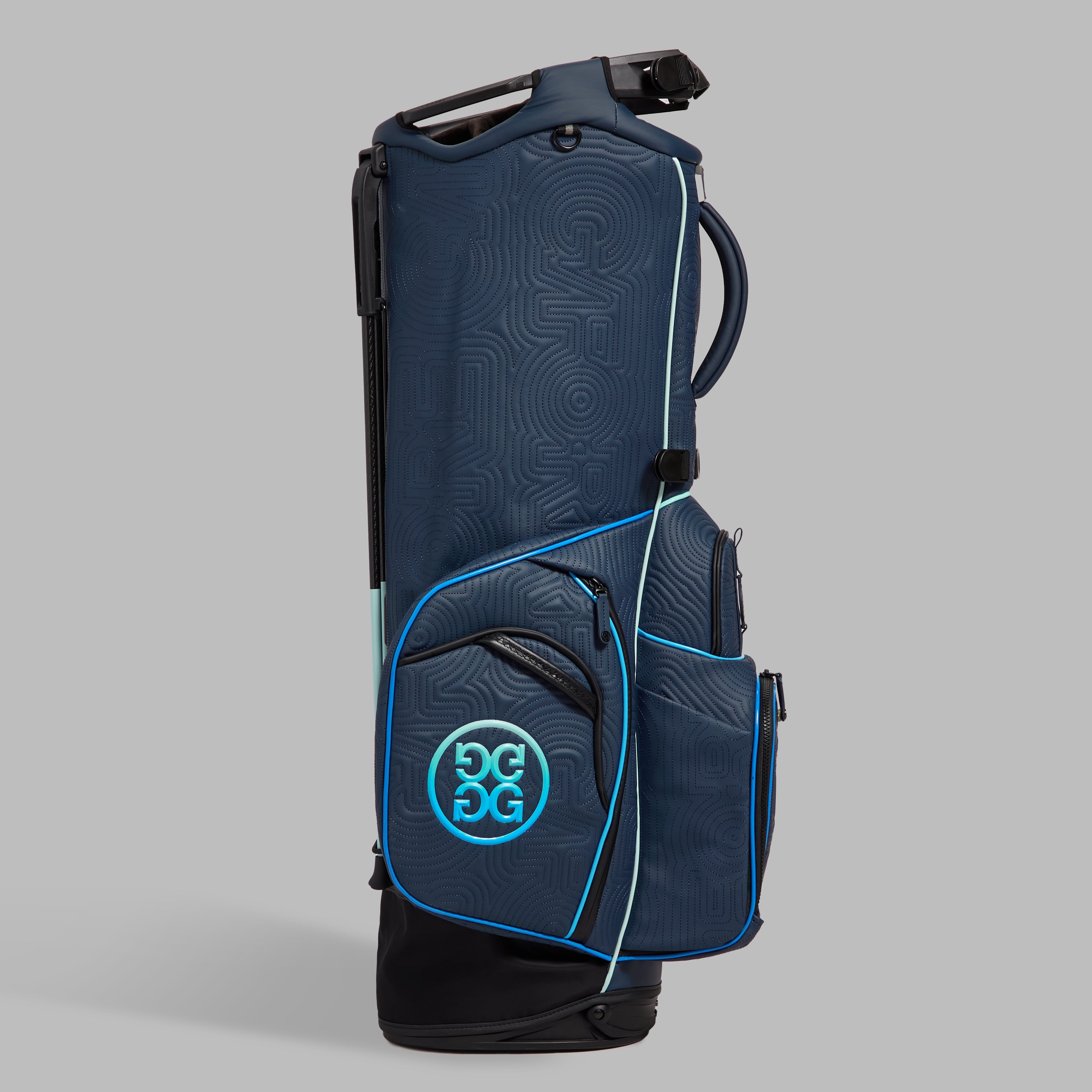 Fathers Day - Trippy Quilted Transporter Tour Carry Golf Bag Twilight
