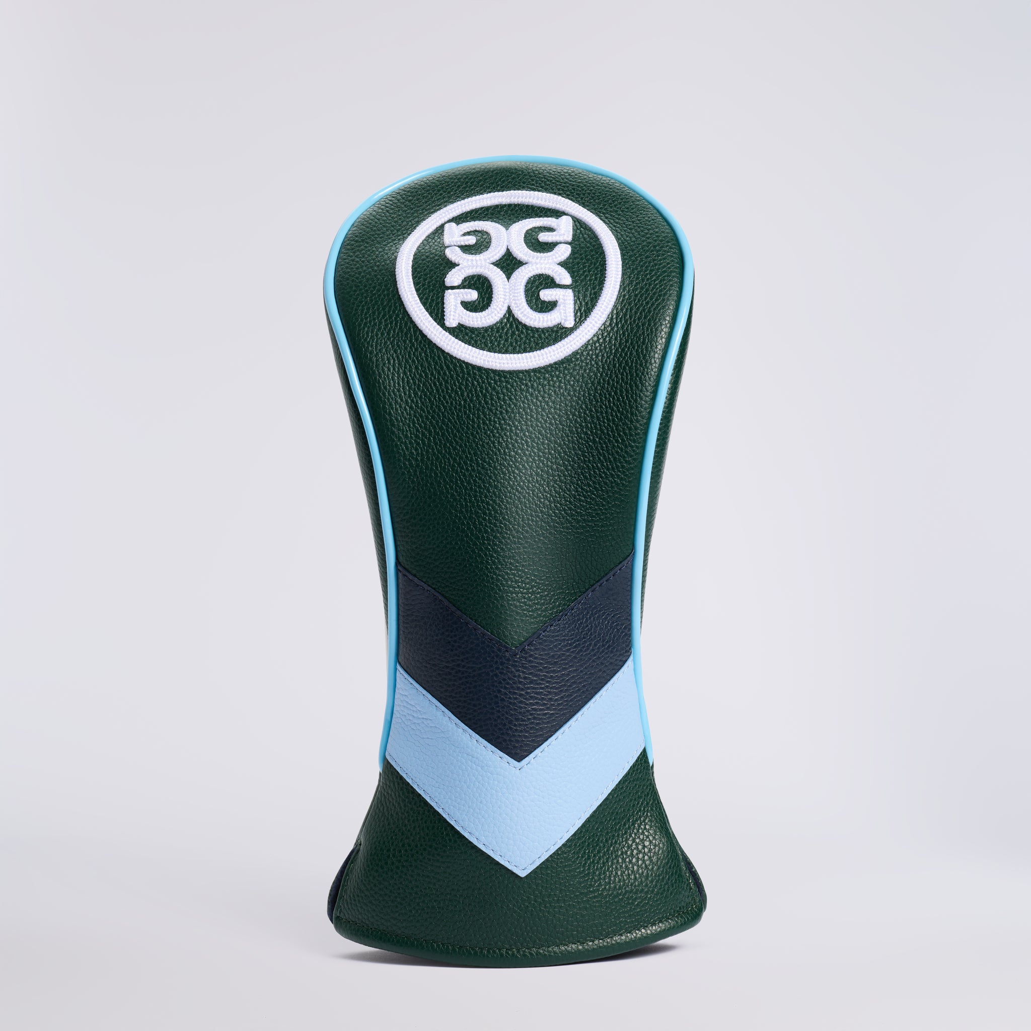 Chevron Stripe Leather 3-Wood Headcover Pine