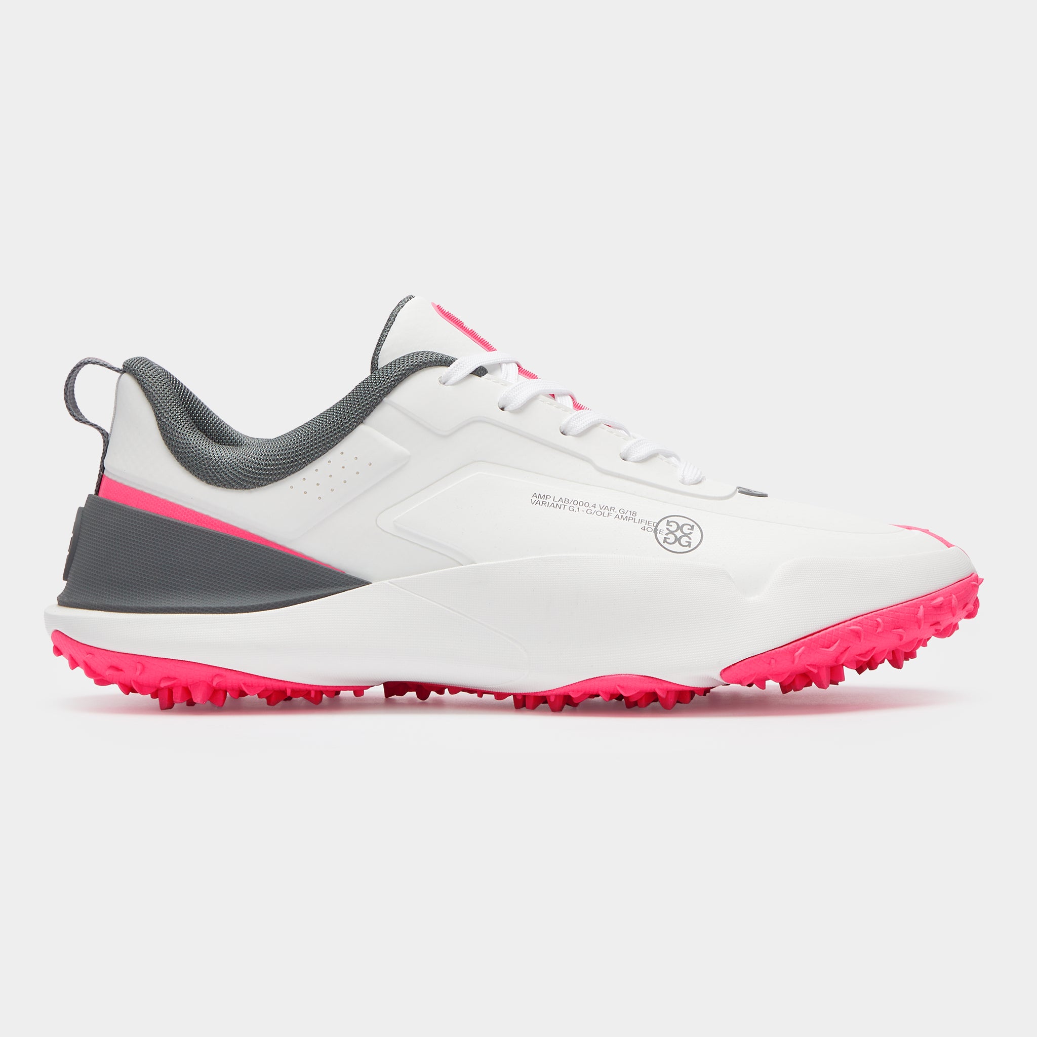 G/18 GOLF SHOE SNOW/KNOCK OUT PINK