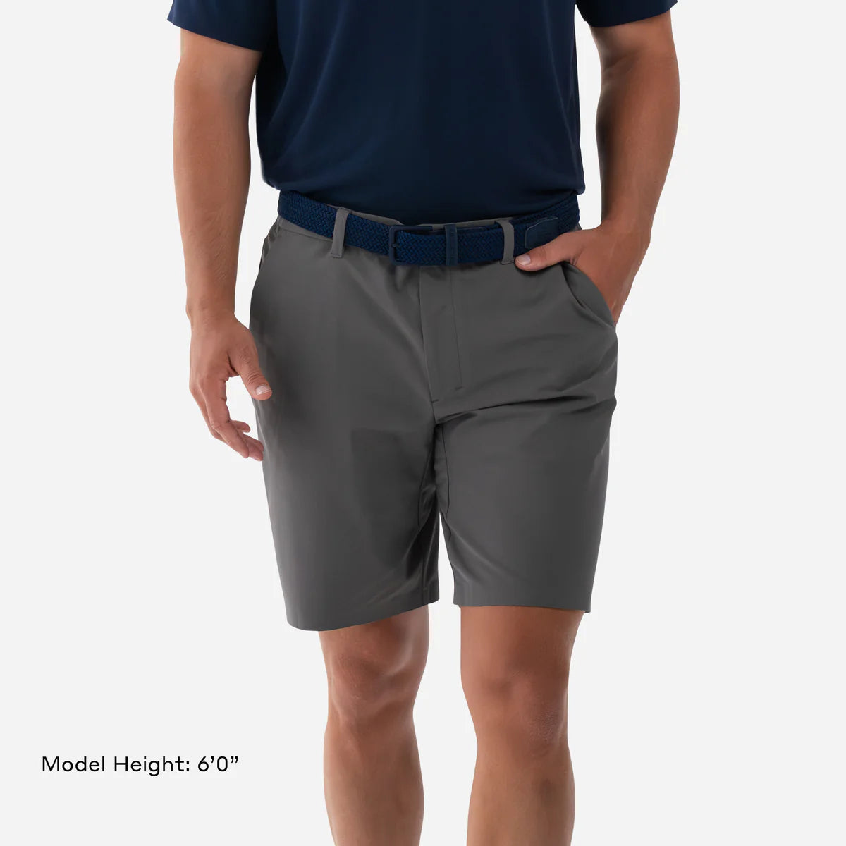 Performance 5-Pocket Short Charcoal Grey