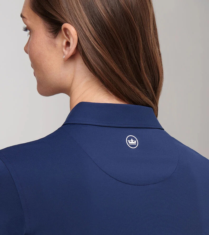 SHORT SLEEVE BUTTON POLO NAVY