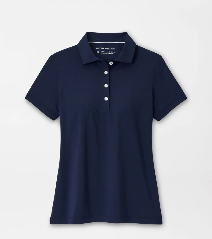SHORT SLEEVE BUTTON POLO NAVY