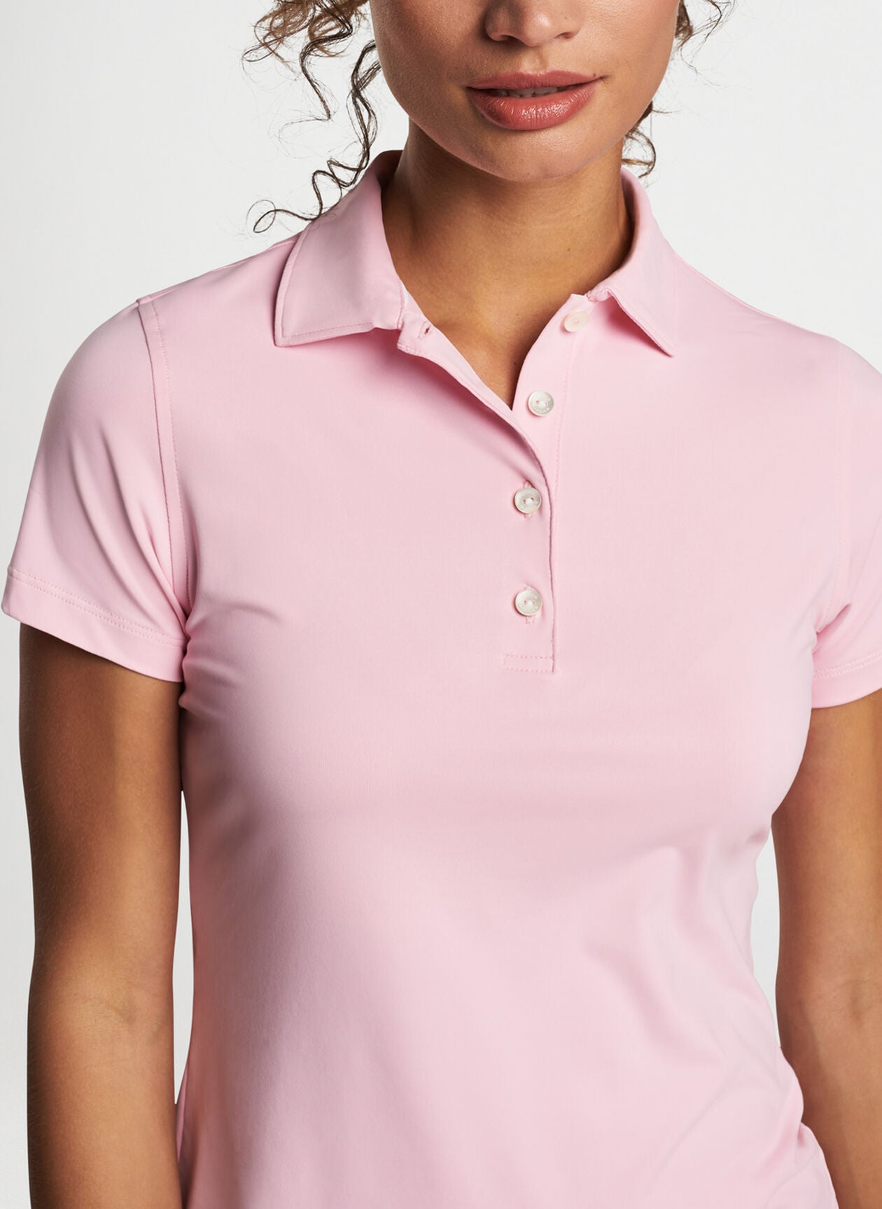 PERFECT FIT POLO PALMER PINK