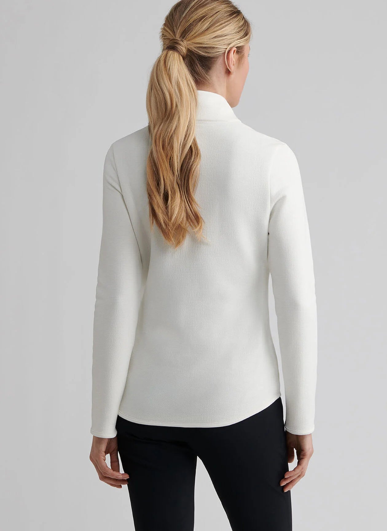 Lumi-Knit Midweight Full-Zip Ivory