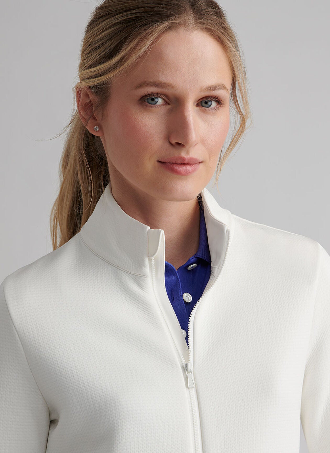 Lumi-Knit Midweight Full-Zip Ivory