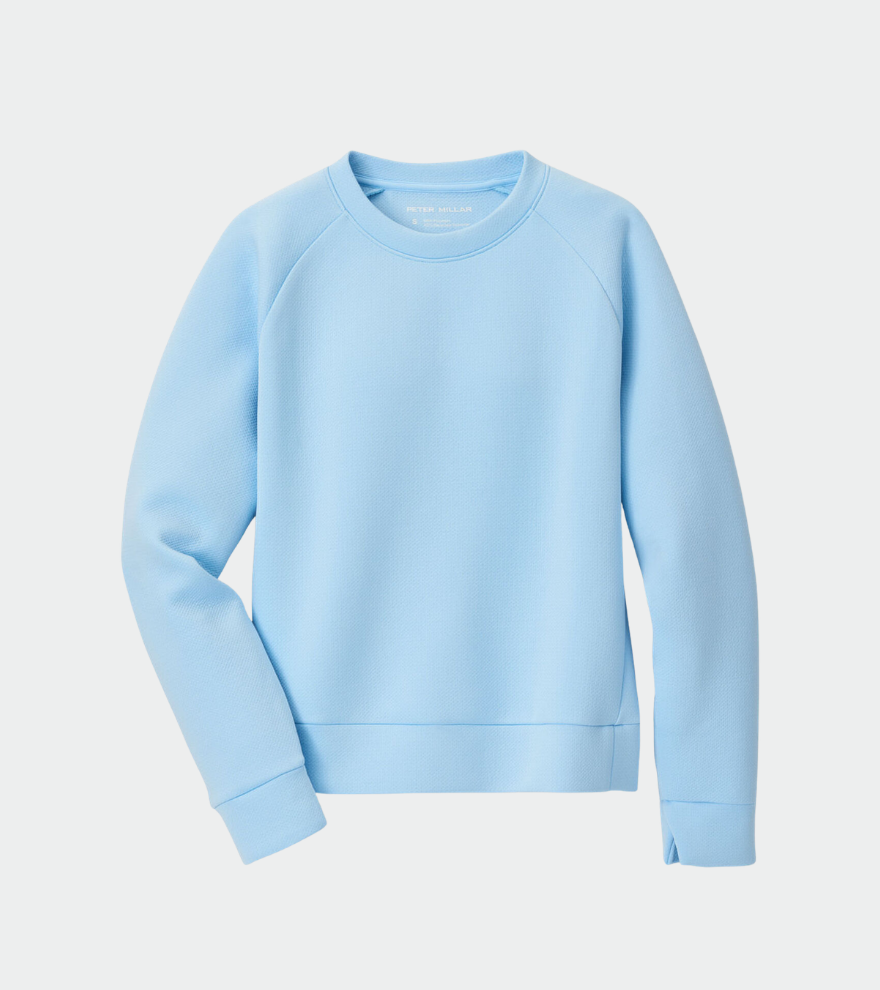 Lumi-Knit Performance Crewneck Blue Sound