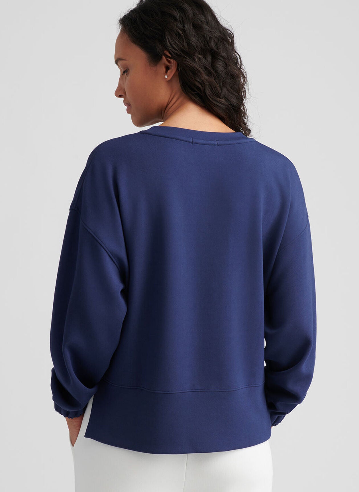 Flora Knit Crewneck NAVY