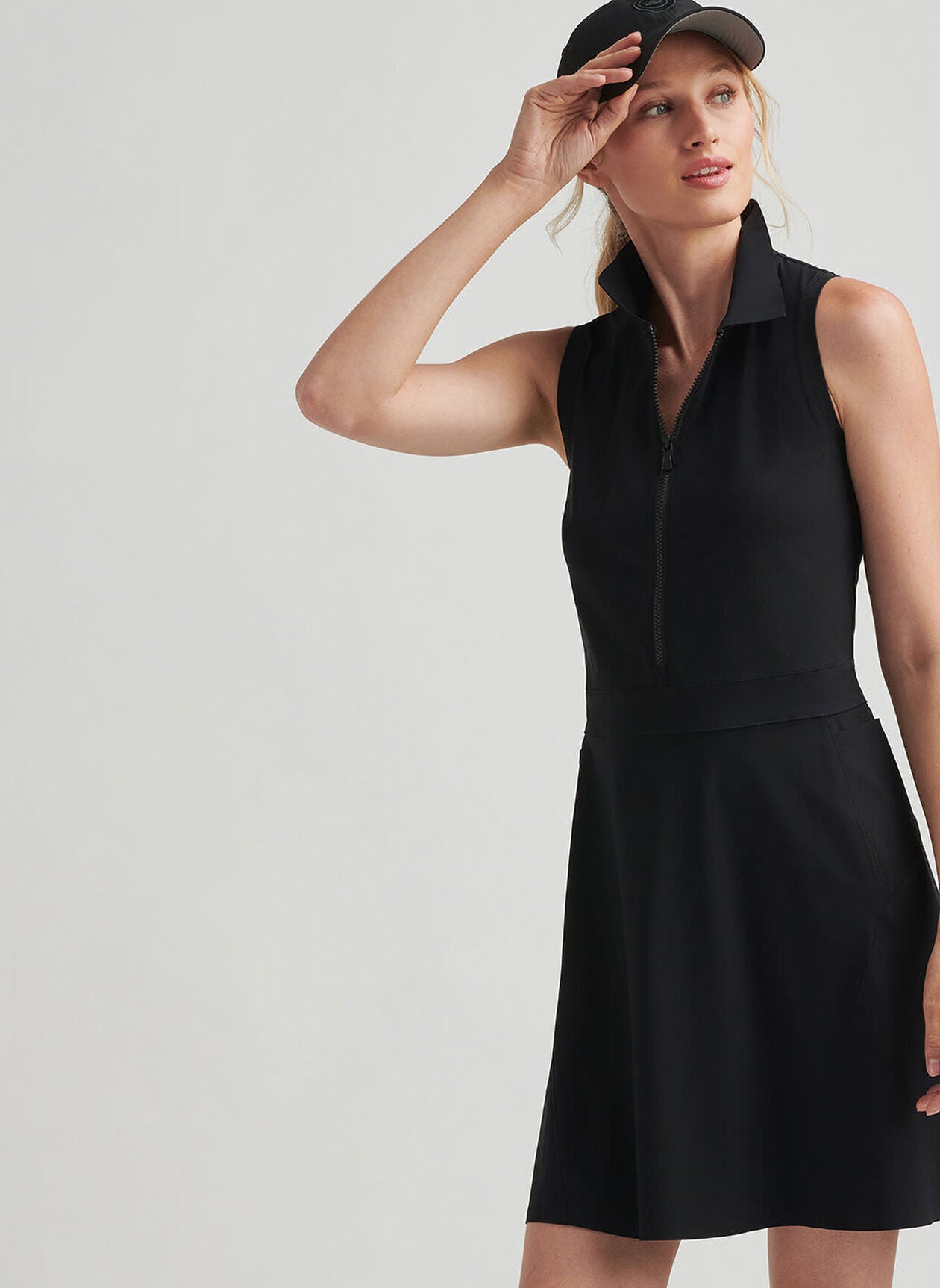 Bingham Sleeveless Sport Dress BLACK