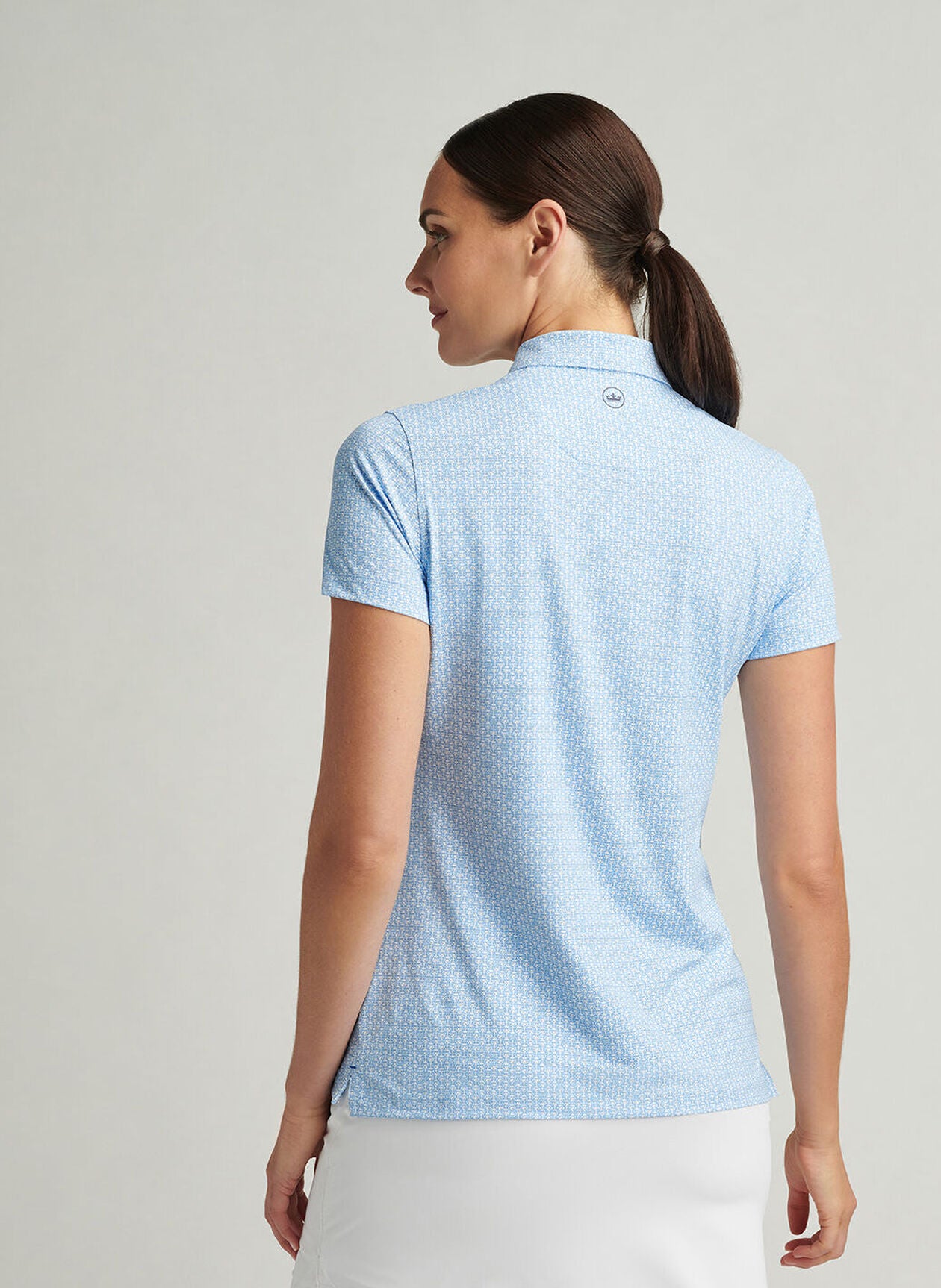MAR-TEE-NI BREAK SHORT SLEEVE BUTTON POLO SAPPHIRE