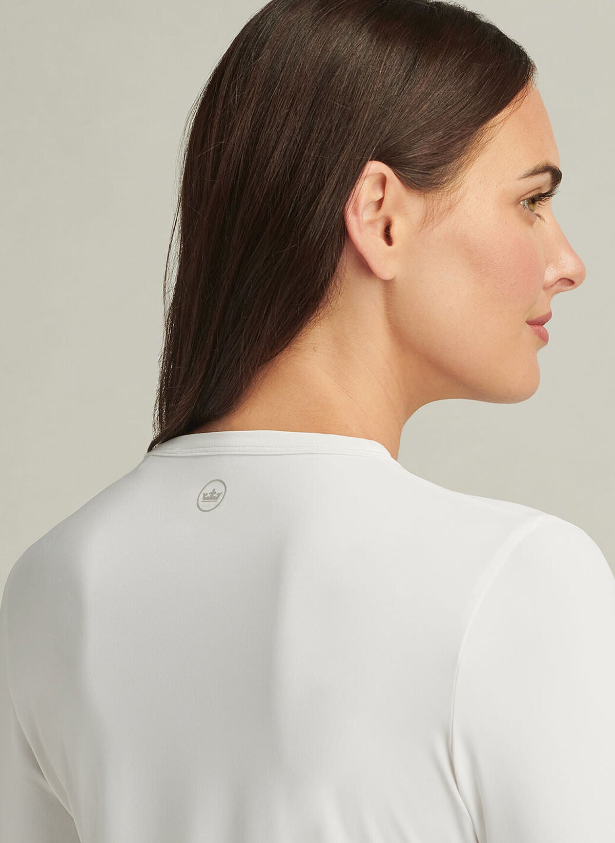 LIGHTWEIGHT LONG-SLEEVE SN TEE WHITE