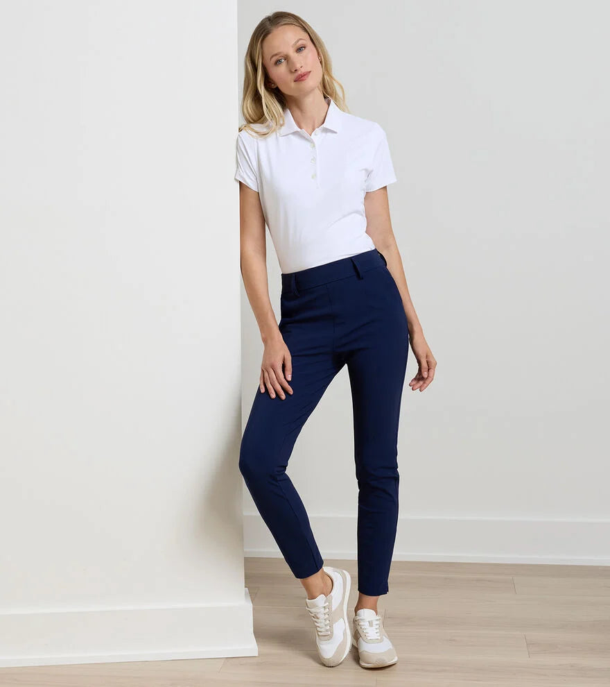 Bingham High Stretch Ankle Pant Navy