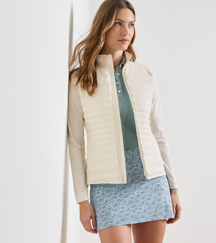 Merge Seersucker Hybrid Jacket Ivory