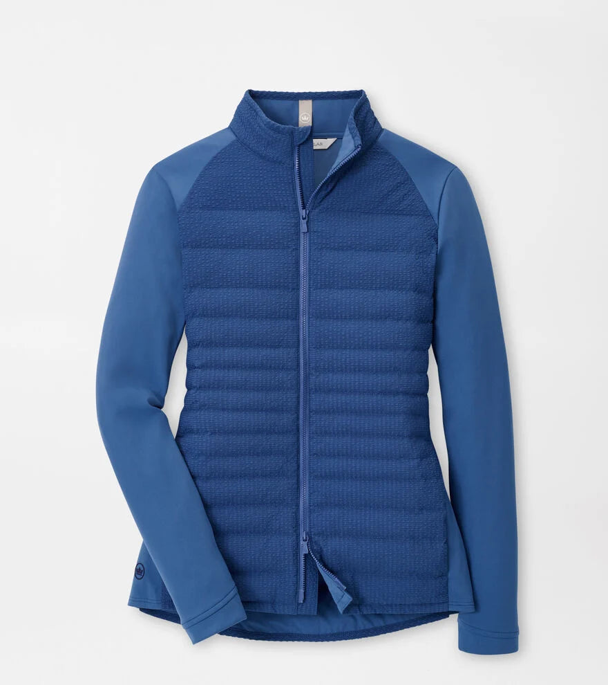 Merge Seersucker Hybrid Jacket Windsor Blue