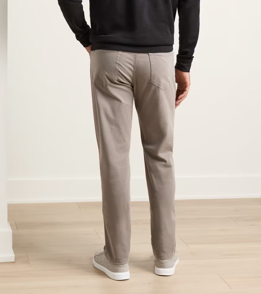 Signature Sateen Five-Pocket Pant Gale Grey