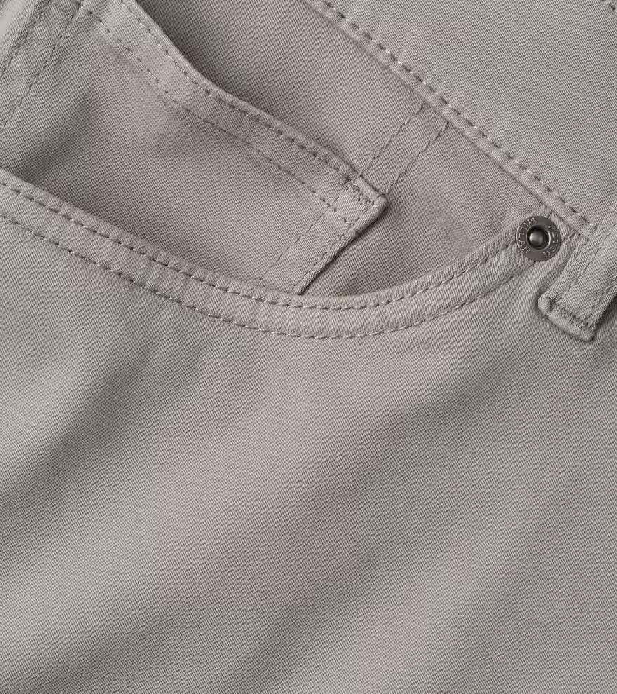 Signature Sateen Five-Pocket Pant Gale Grey