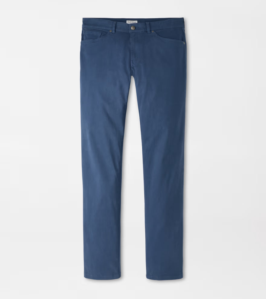 Signature Sateen Five-Pocket Pant Navy