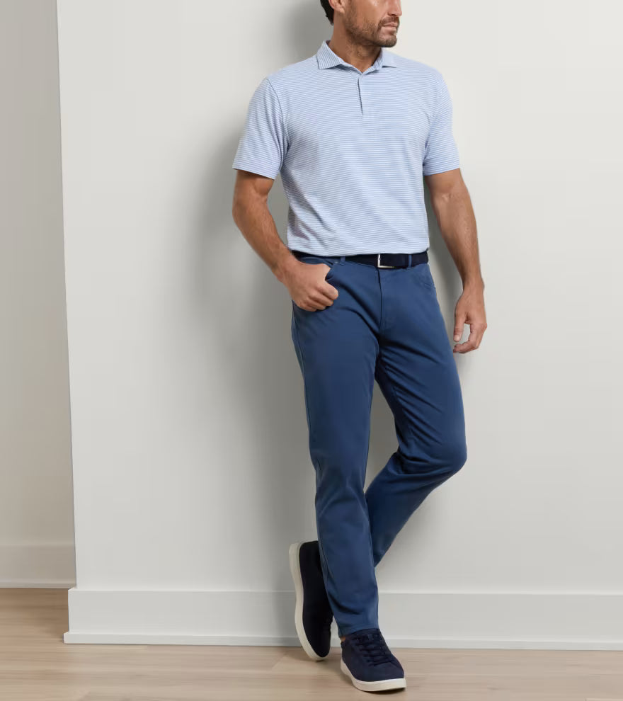 Signature Sateen Five-Pocket Pant Navy