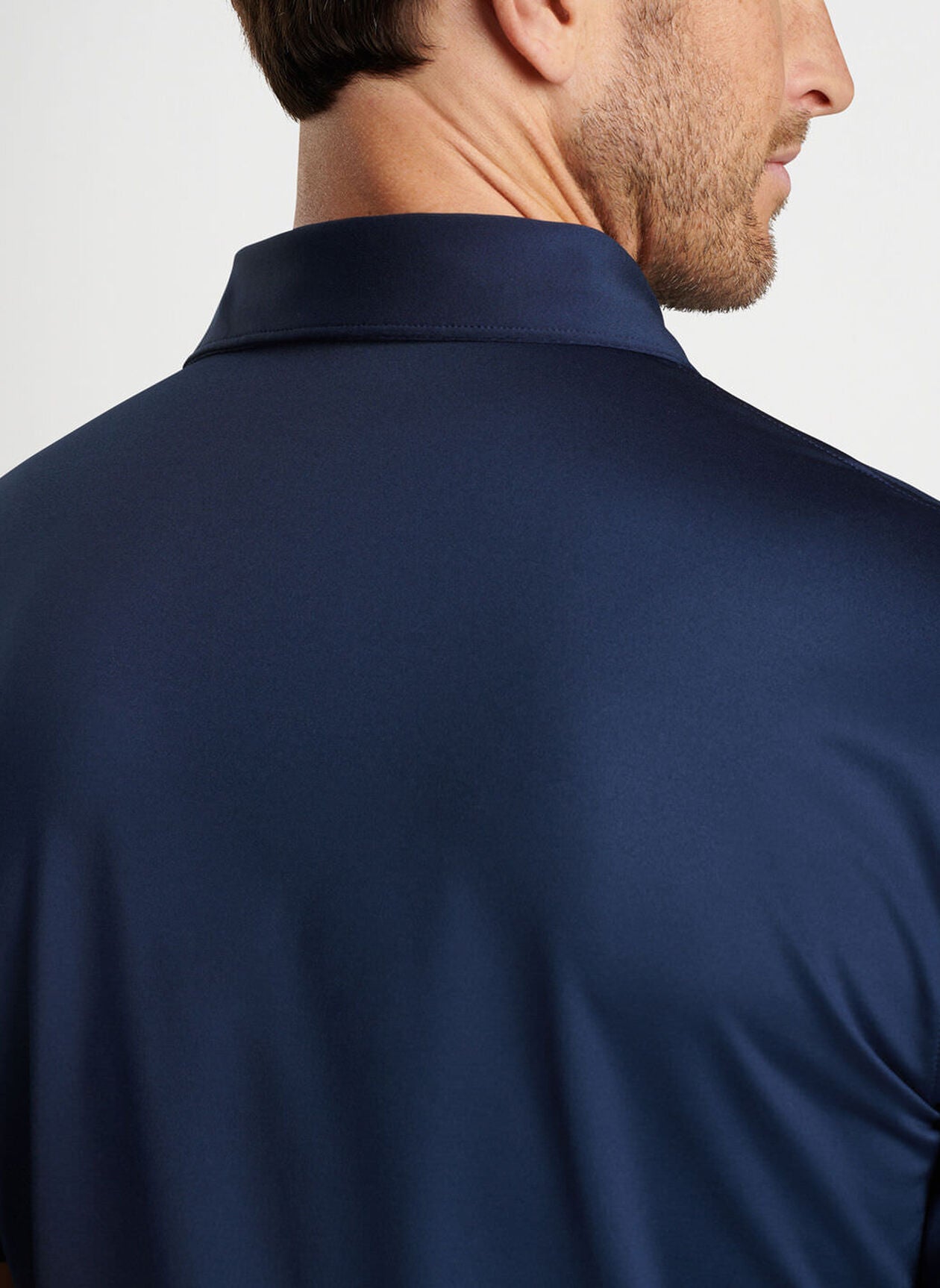 SOLID PERFORMANCE JERSEY POLO NAVY