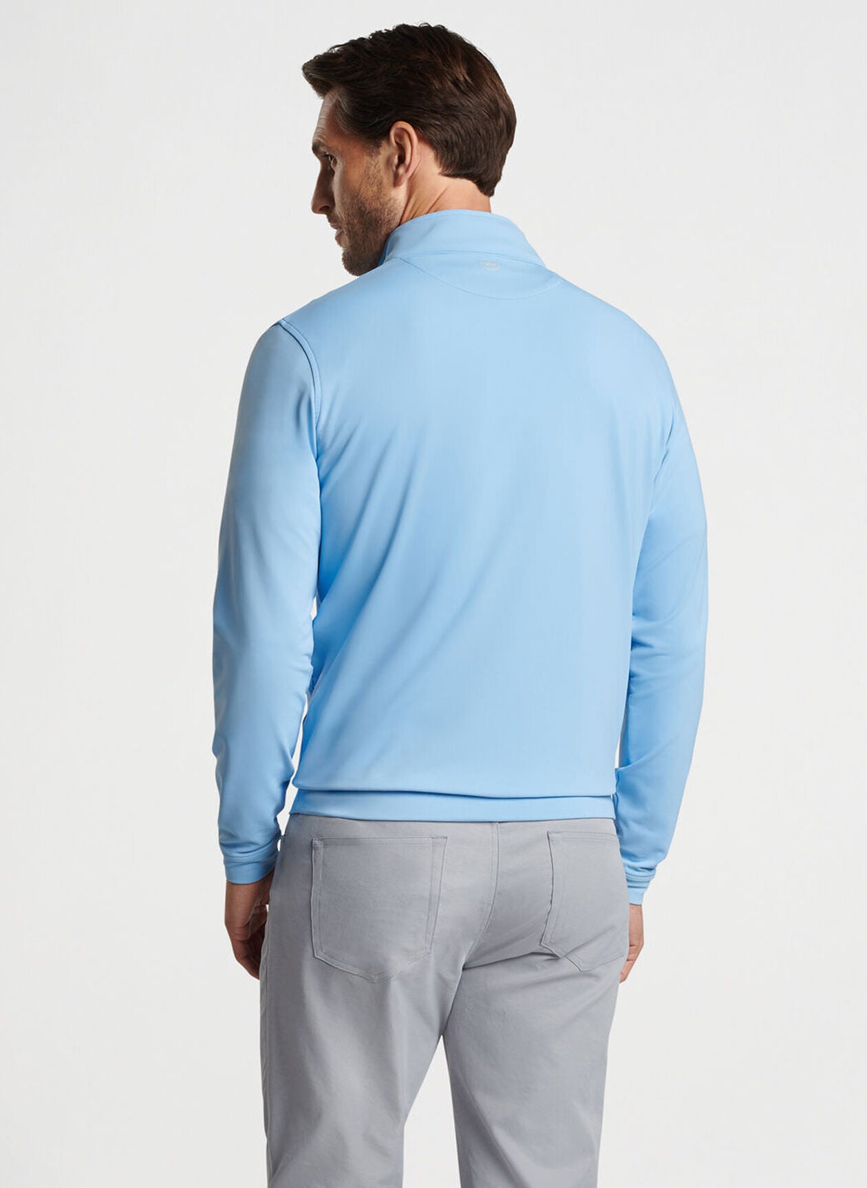 PERTH PERFORMANCE QUARTER-ZIP COTTAGE BLUE
