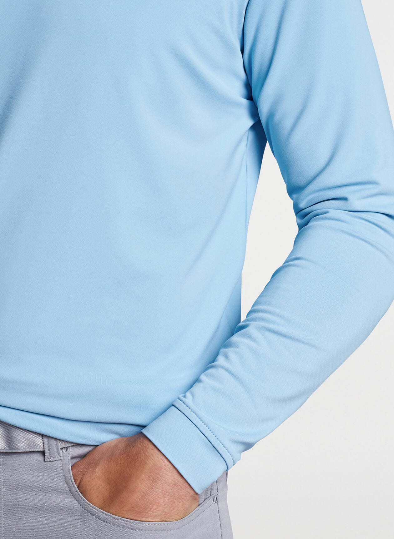 PERTH PERFORMANCE QUARTER-ZIP COTTAGE BLUE
