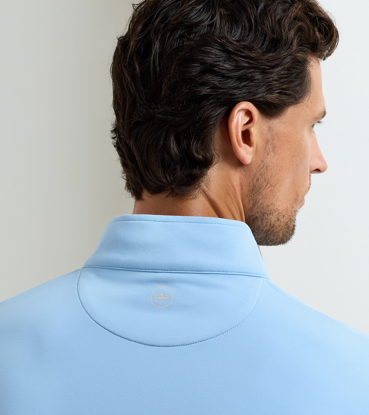 Perth Performance Quarter-Zip Cottage Blue