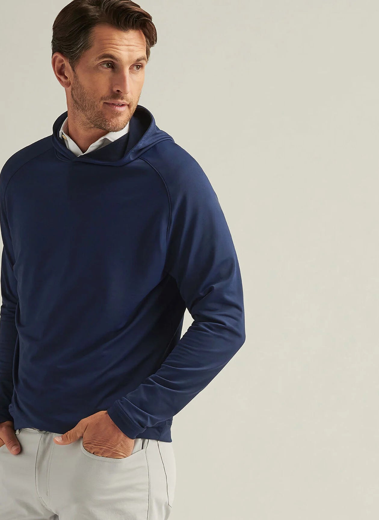 PINE PERFORMANCE HOODIE NAVY