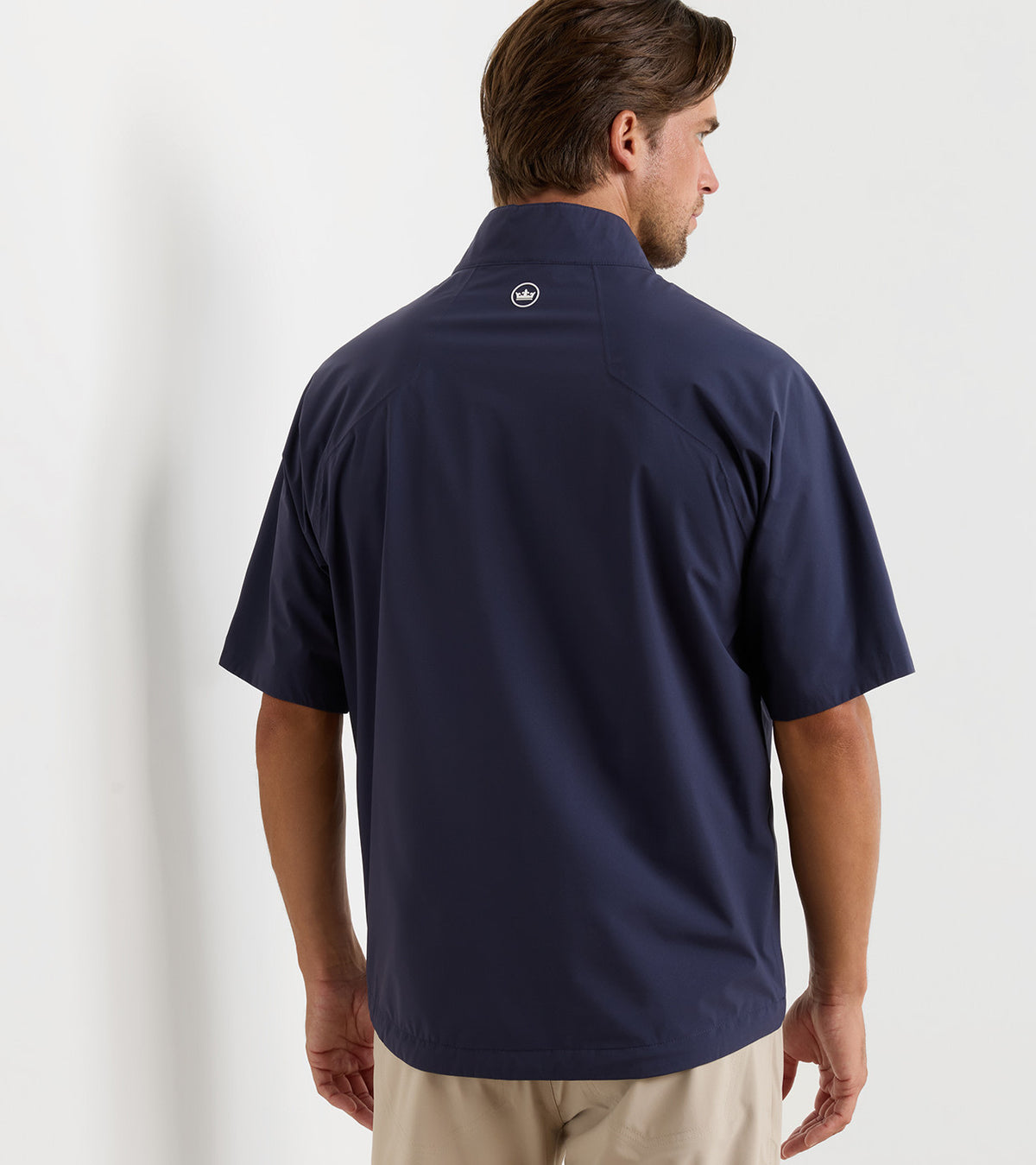Shield Short-Sleeve Rain Shell Navy