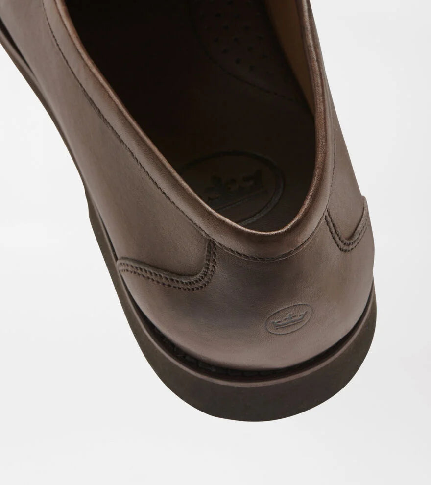 CROWN LEATHER BIT LOAFER BROWN