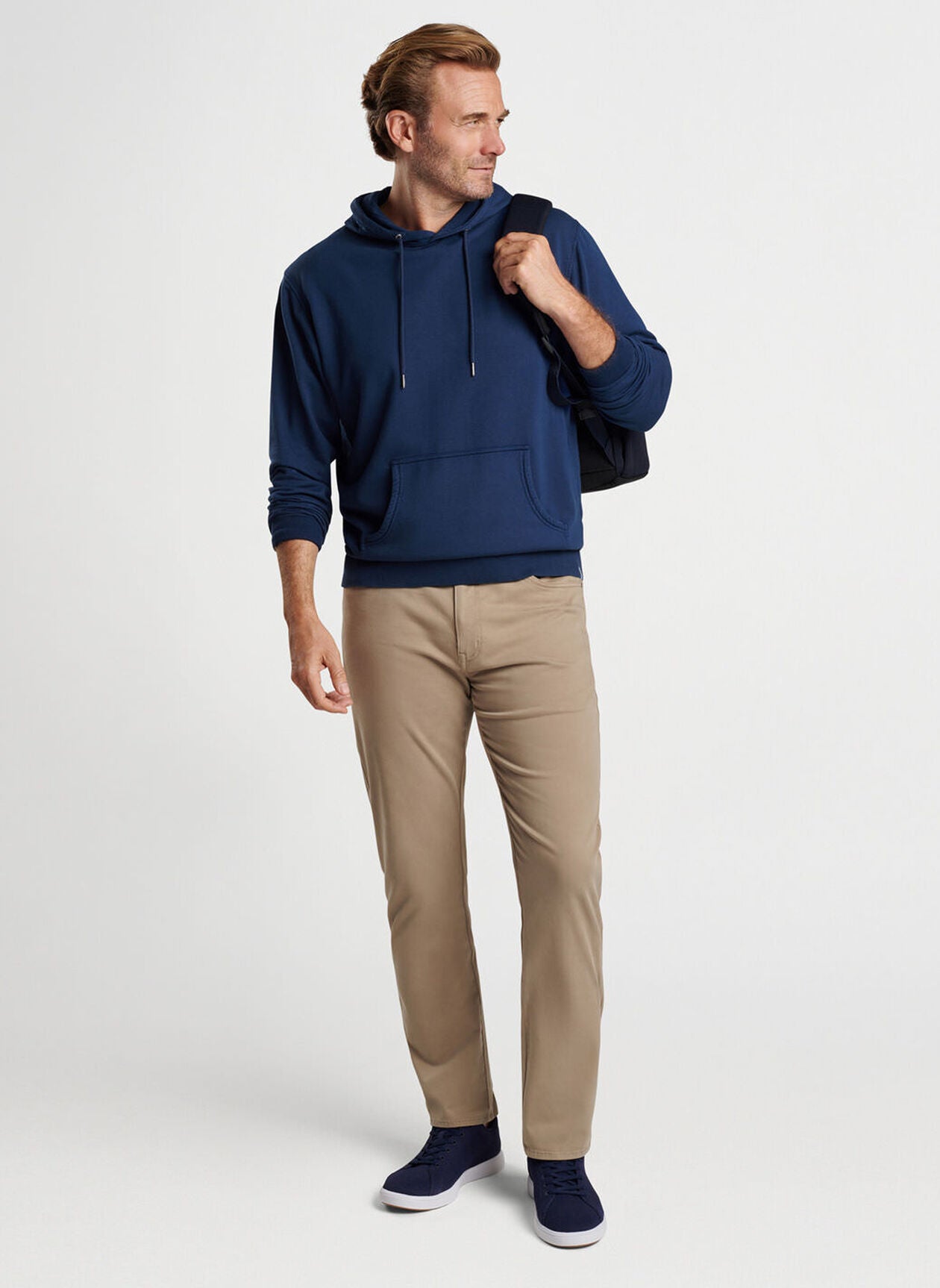 LAVA WASH HOODIE NAVY