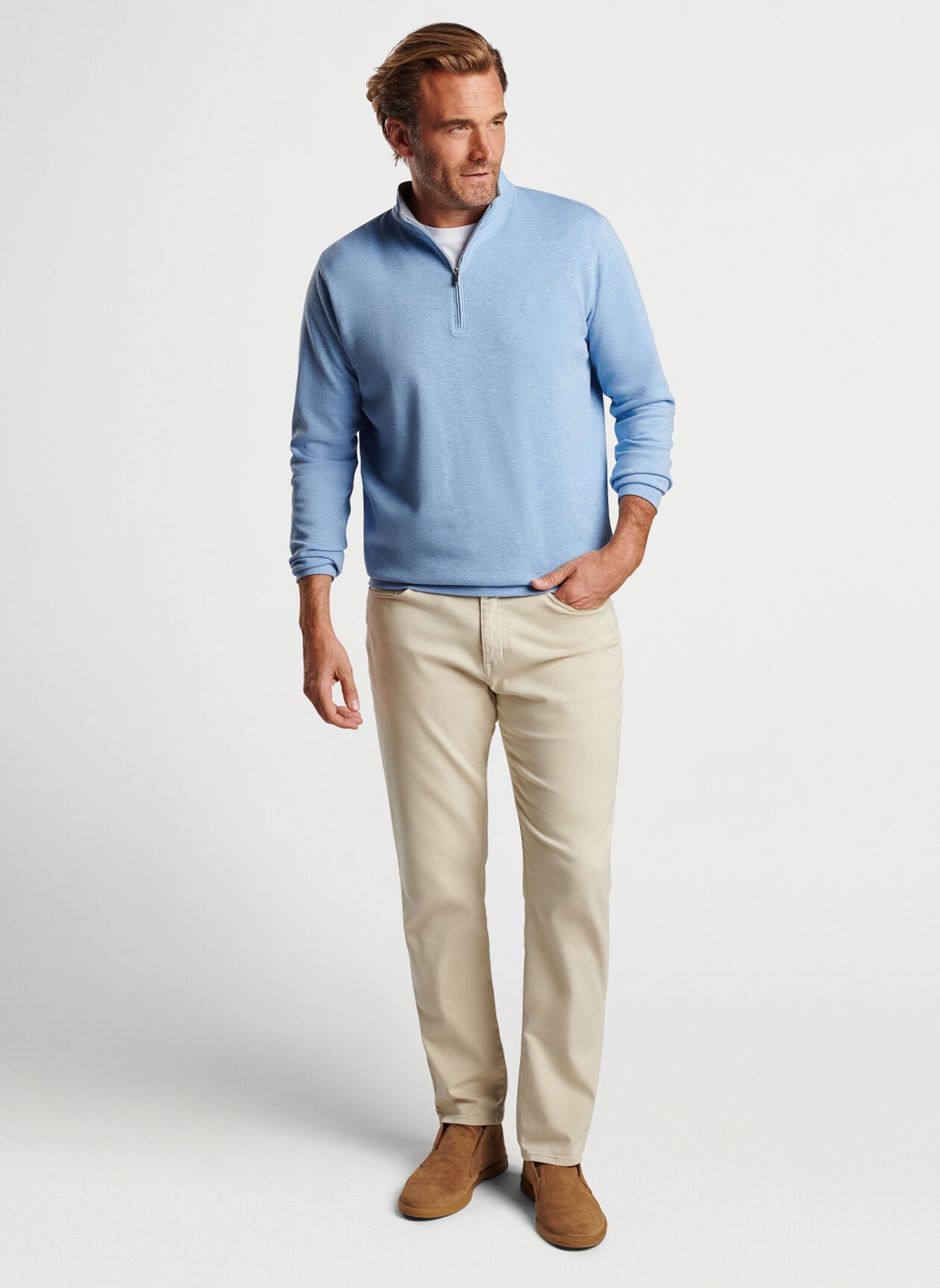 CROWN COMFORT PULLOVER COTTAGE BLUE