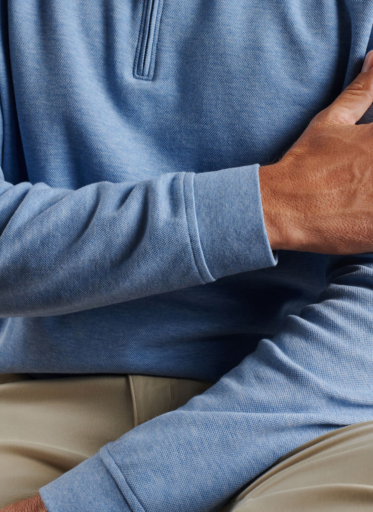 CROWN COMFORT PULLOVER COTTAGE BLUE