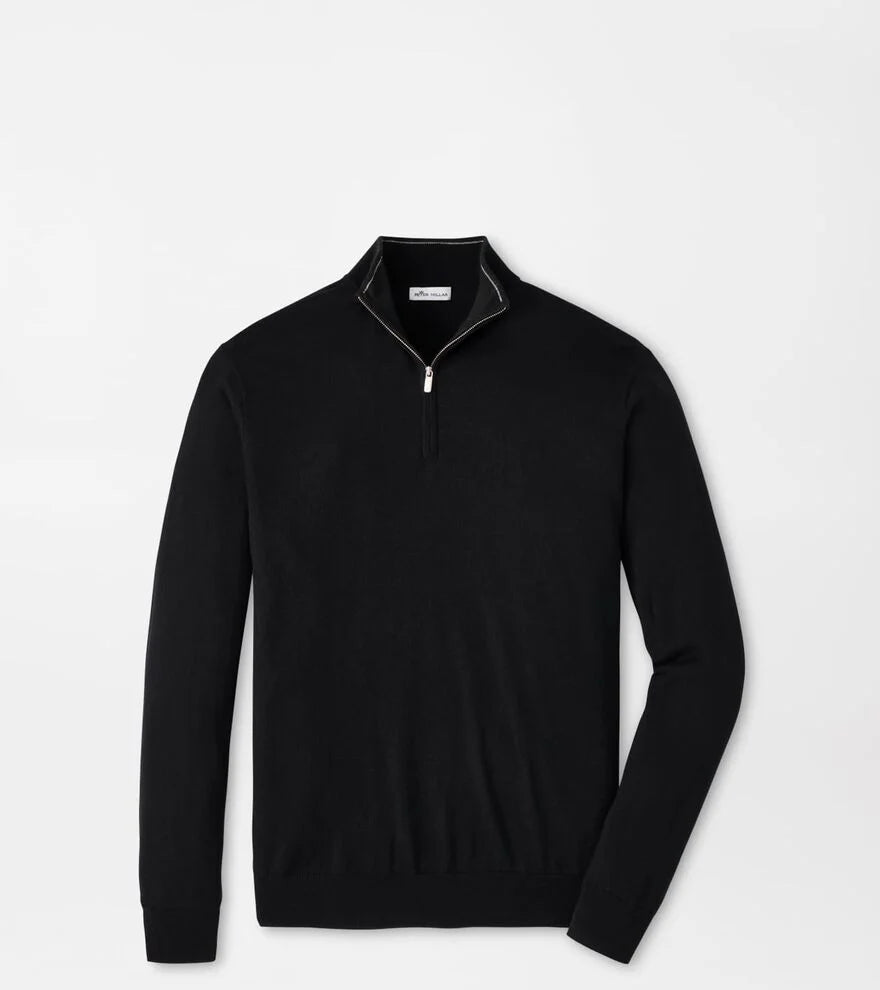 Autumn Crest Quarter Zip Black
