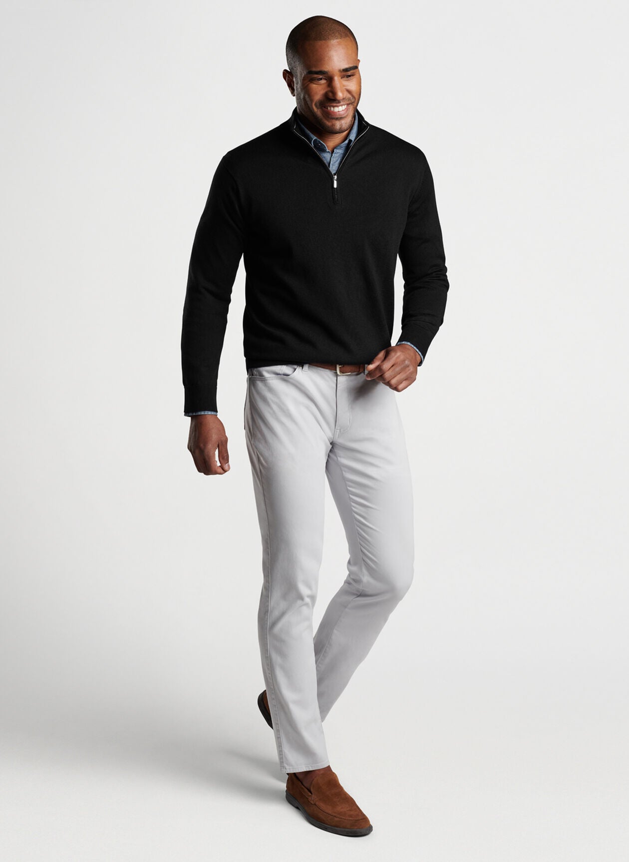 AUTUMN CREST QUARTER ZIP BLACK